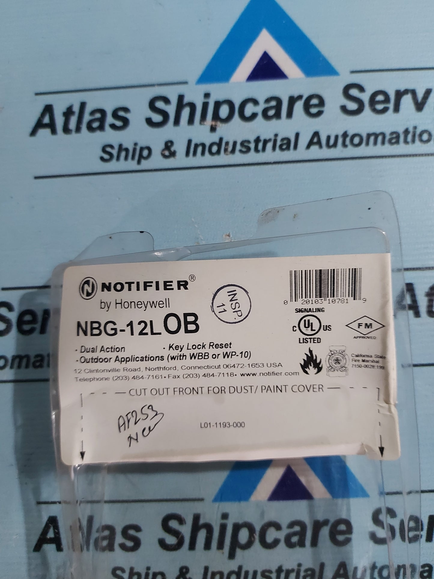 NOTIFIER NBG-12LOB DUAL ACTION OUTDOOR MANUAL PULL STATION