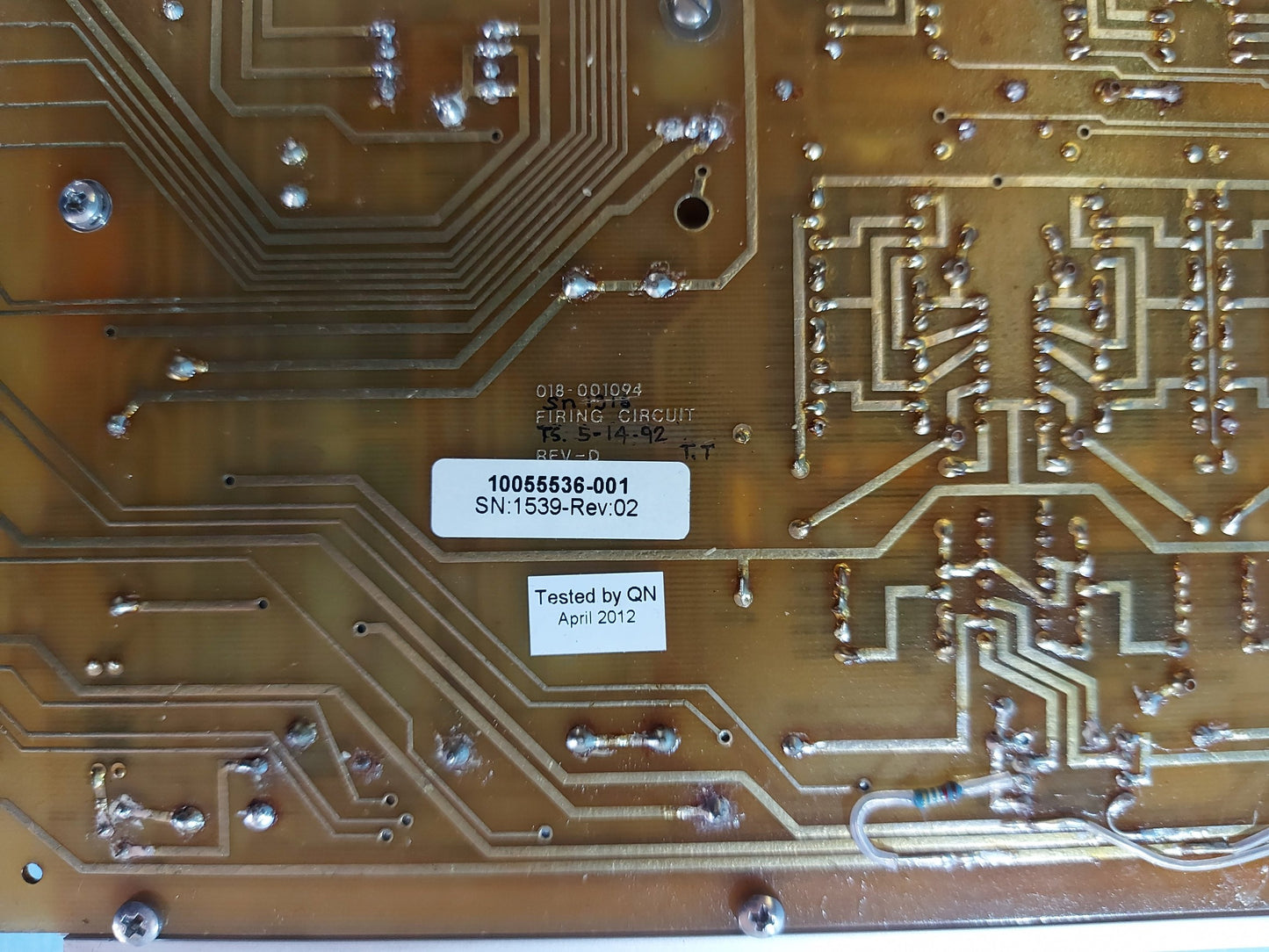 NOV 10055653-001 SCR CONTROL MODULE 1530