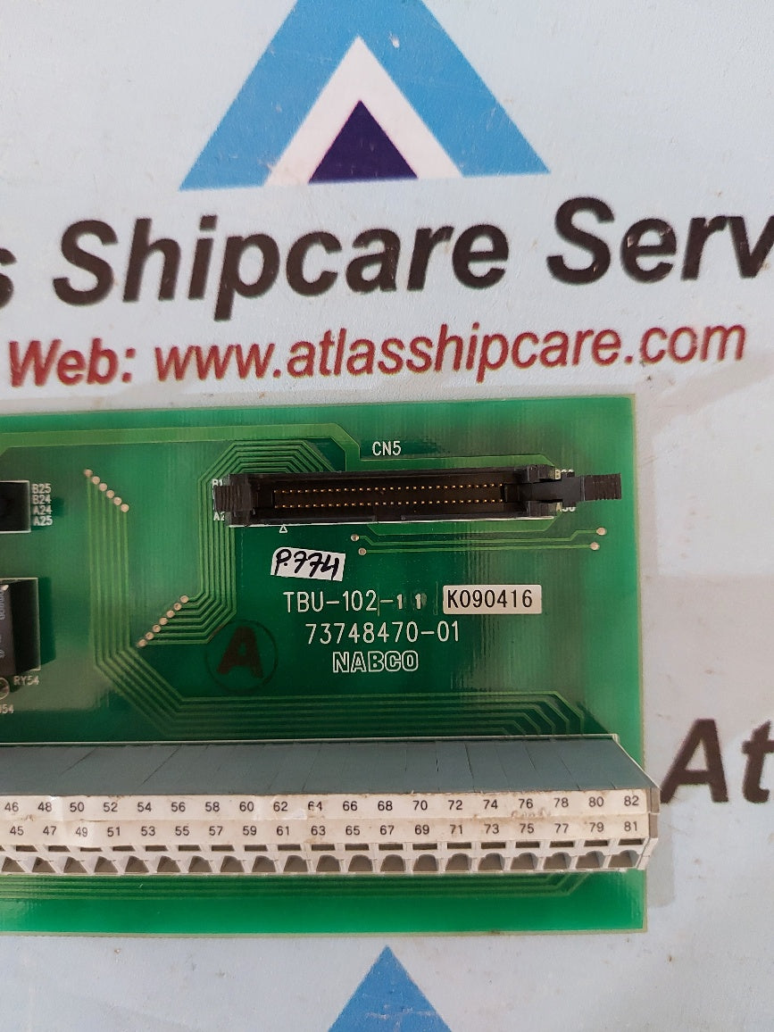 Nabco TBU-102-11 73748470-01 Pcb Card