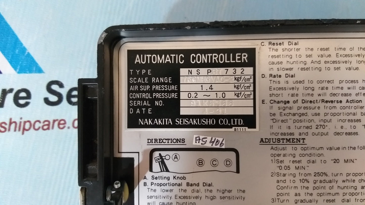 Nakakita Seisakusho NSPBT 732 Pressure Controller