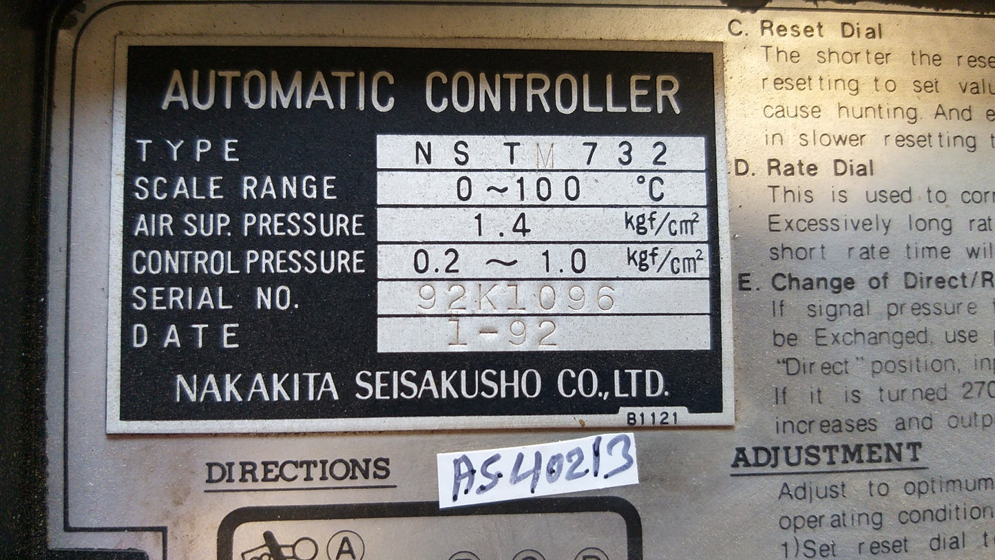 Nakakita Seisakusho NSTM 732 Temperature Conroller