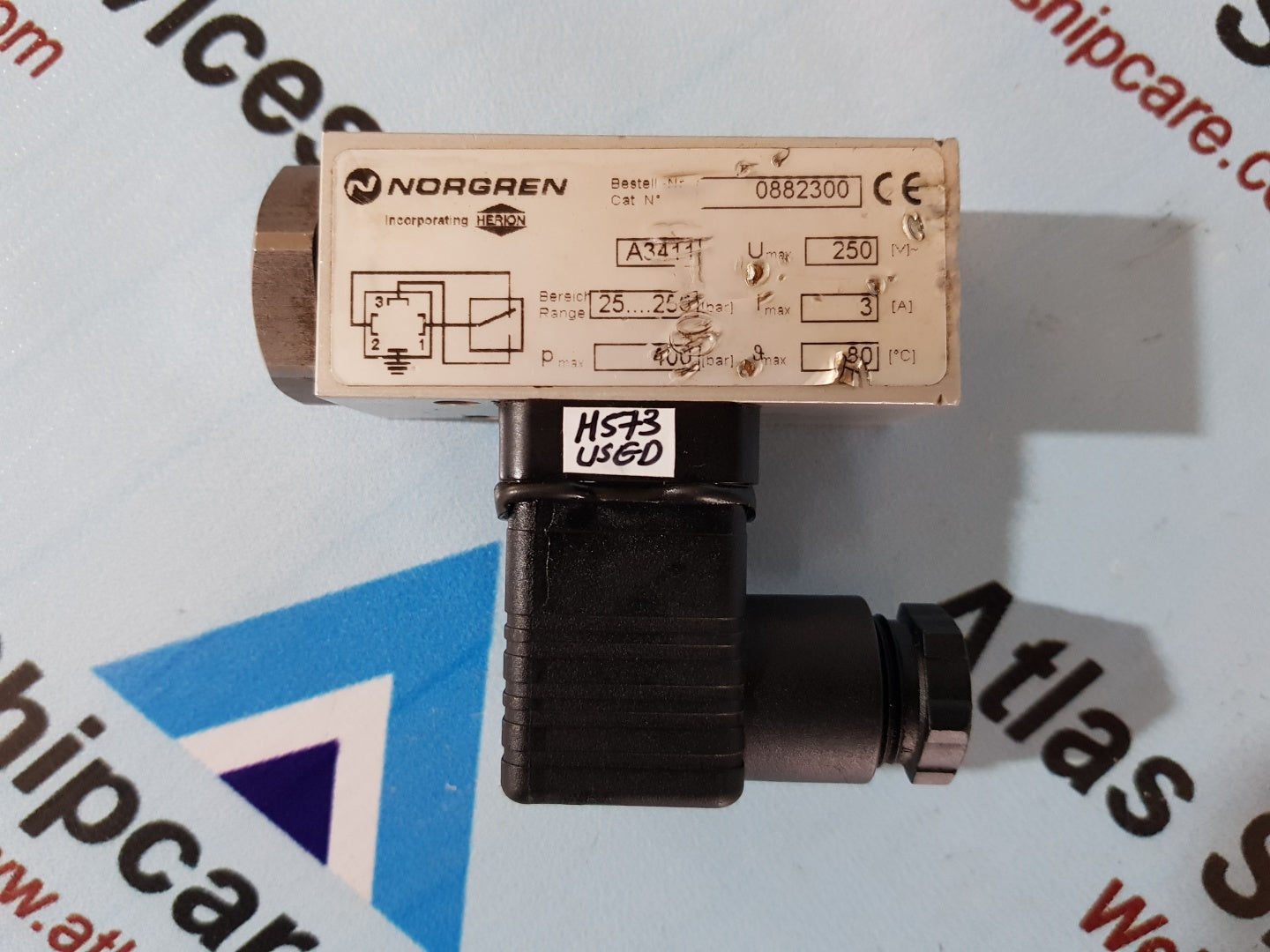 Norgren 0882300 Pressure Switch A3411 H573