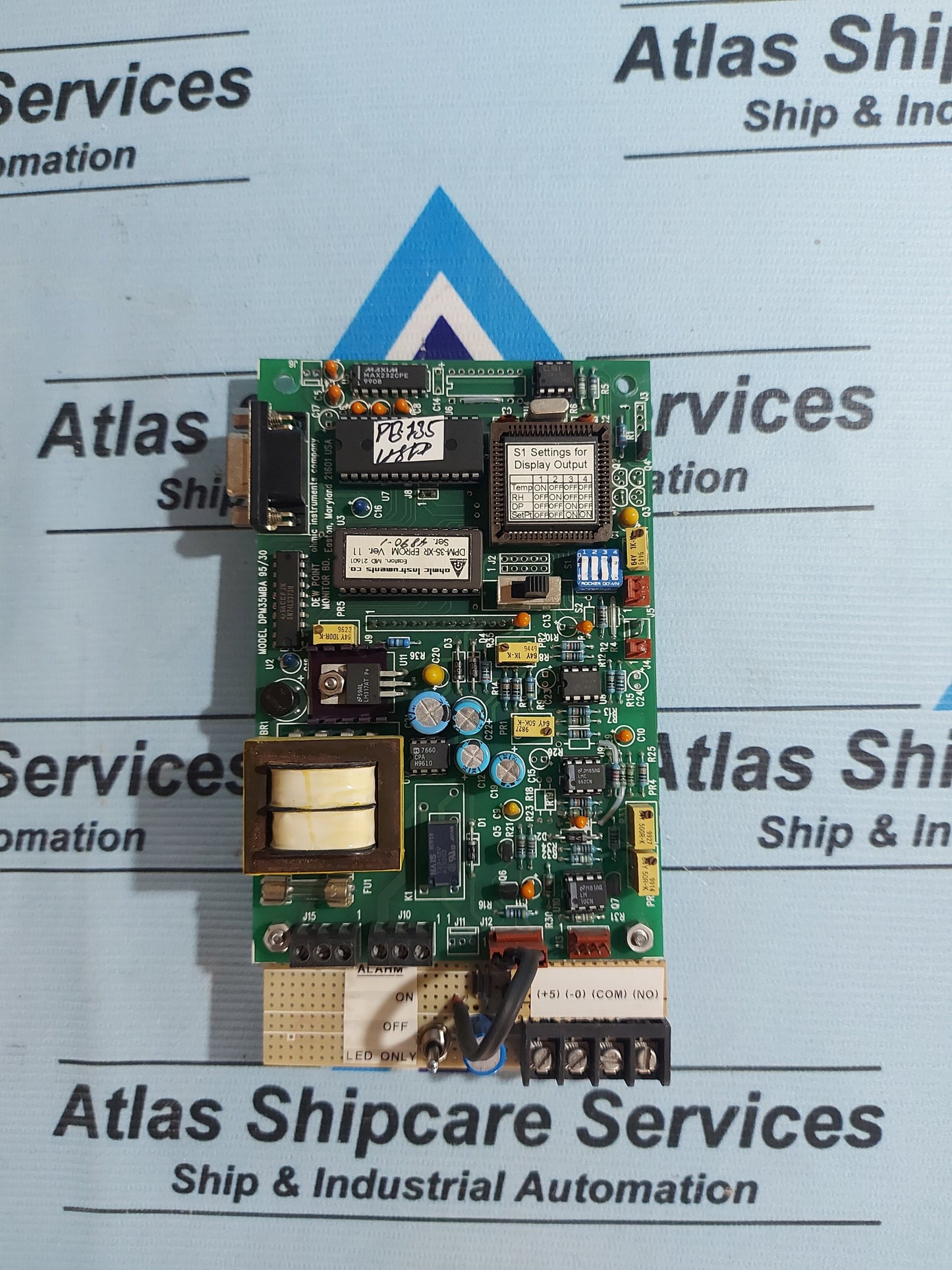 OHMIC INSTRUMENTS DPM35MBA 95/30 PLC CIRCUIT BOARD