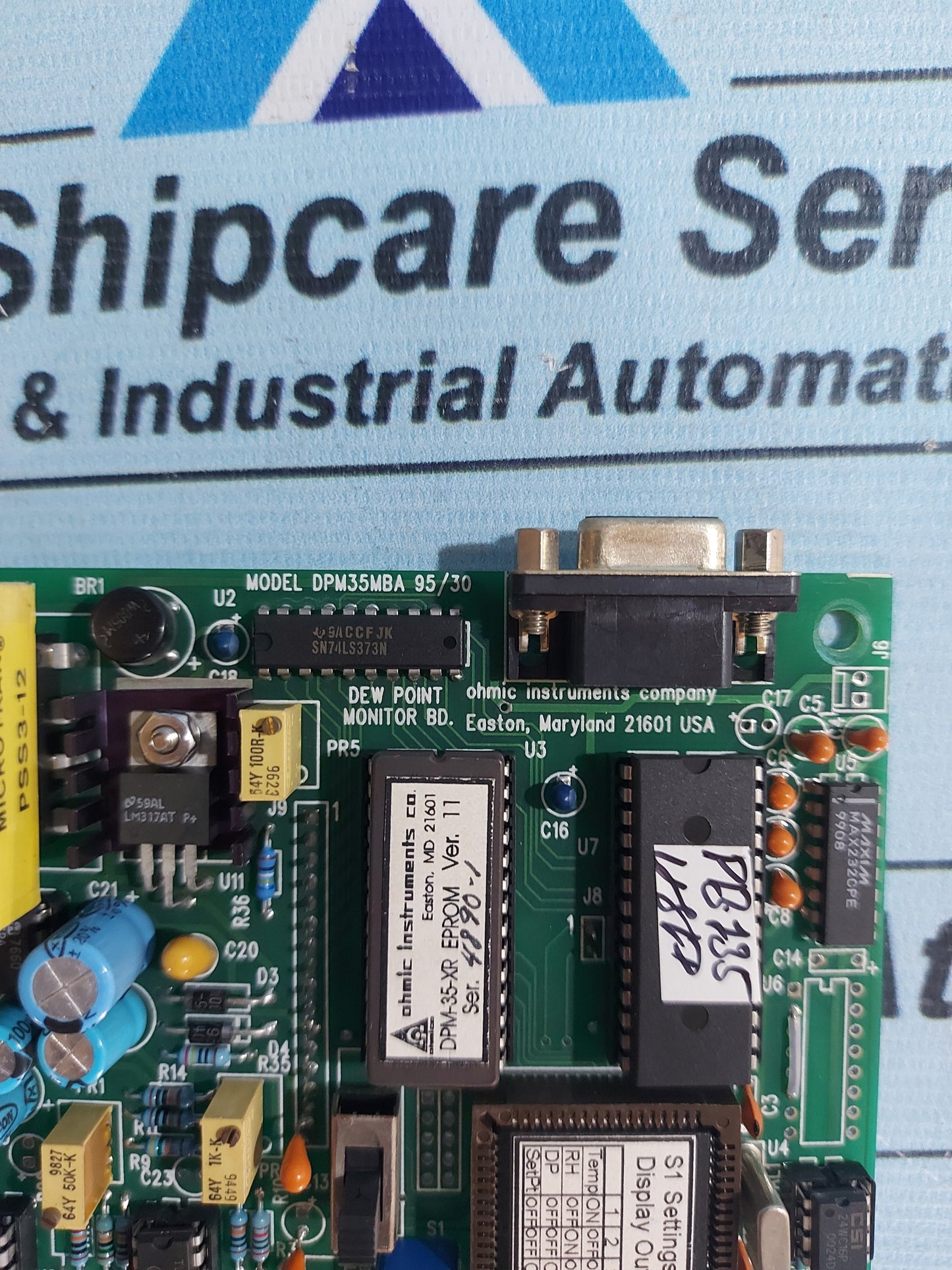 OHMIC INSTRUMENTS DPM35MBA 95/30 PLC CIRCUIT BOARD