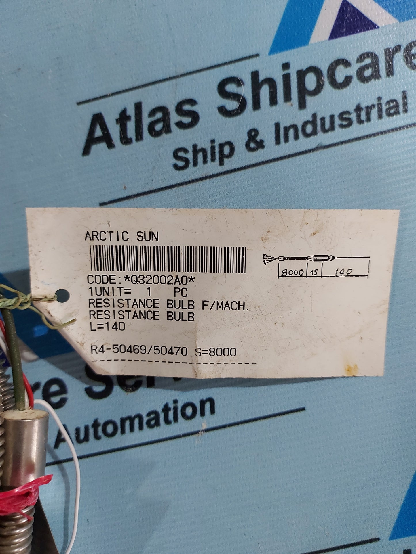OKAZAKI RESIOPAK RESISTANCE BULB L-140 S-8000