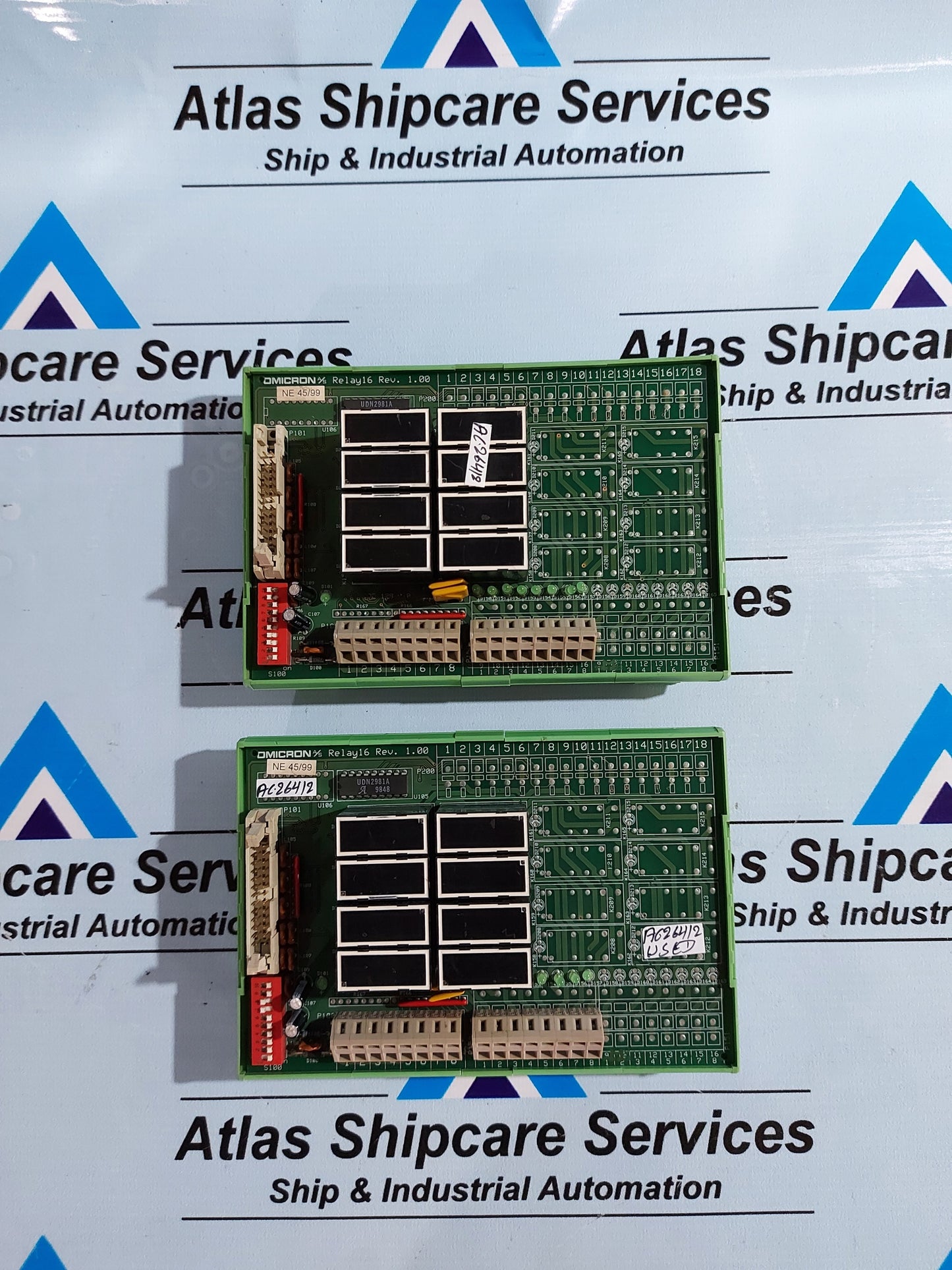 OMICRON RELAY16 REV 1.00 PC BOARD