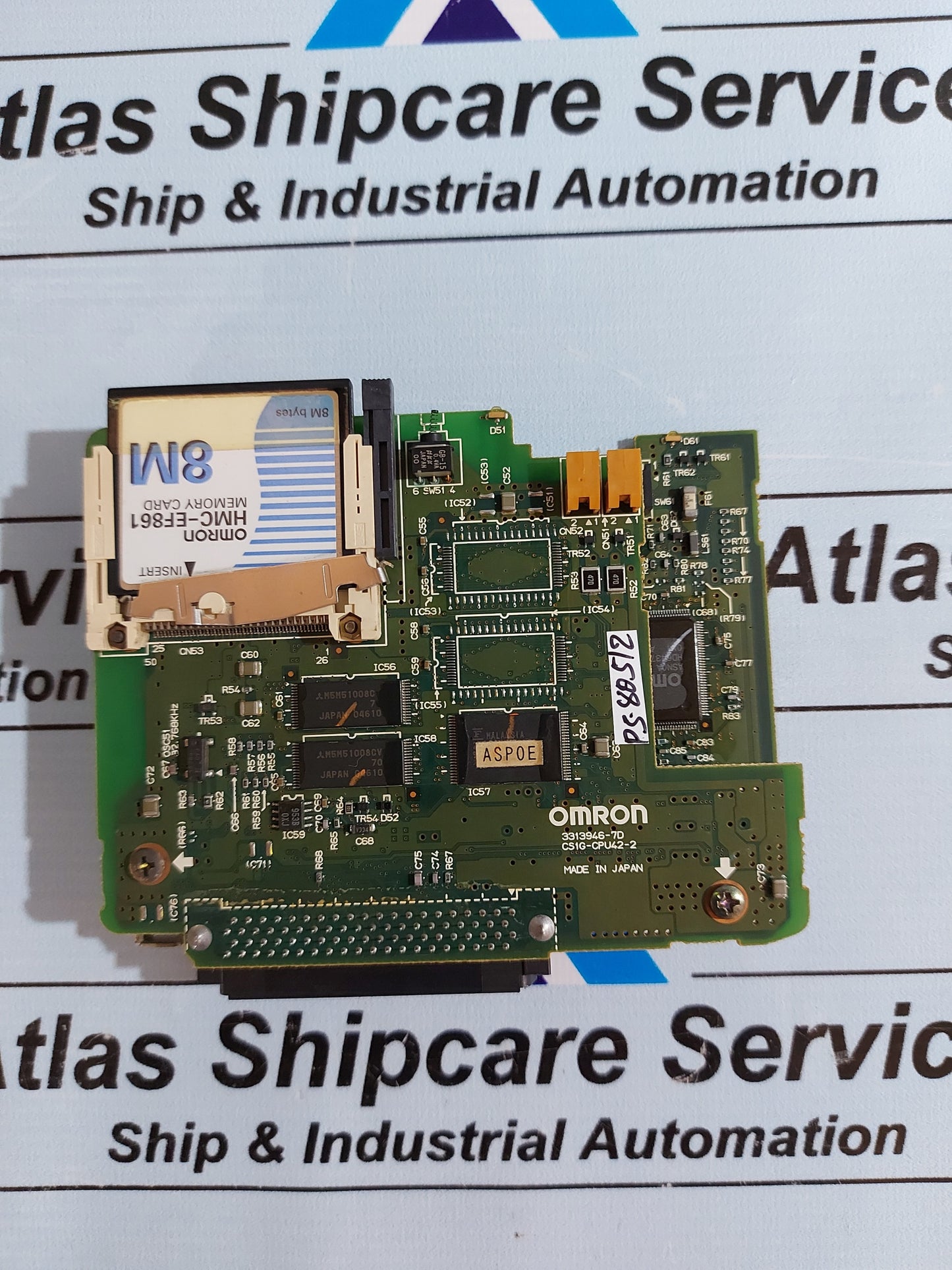 OMRON 3313946-7D CS1G-CPU42-2 CIRCUIT BOARD