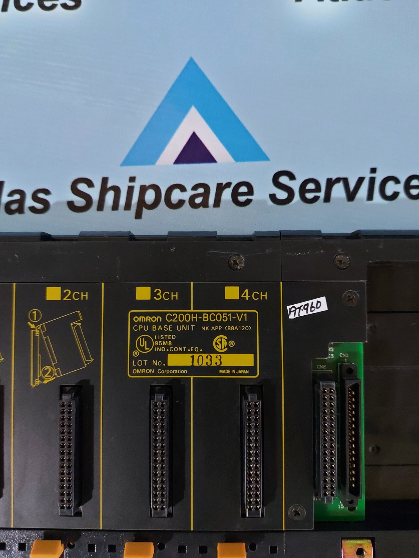 OMRON C200H-BC051-V1 CPU BASE UNIT