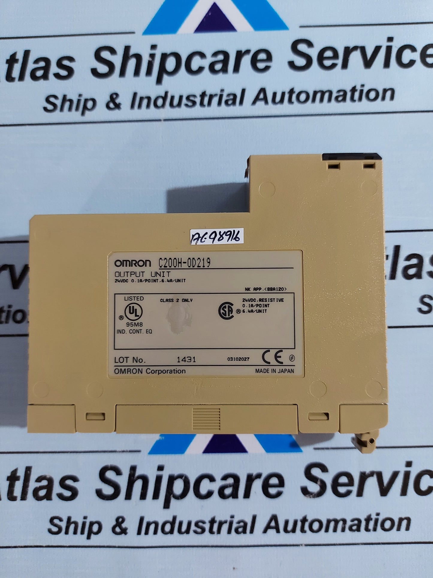 OMRON C200H-OD219 OUTPUT UNIT