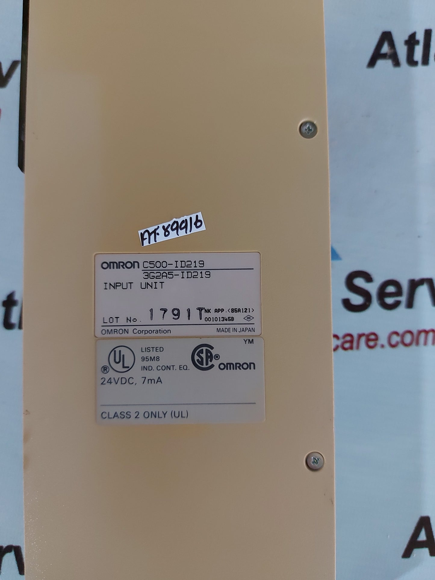 OMRON C500-ID219 3G2A5-ID219 INPUT UNIT