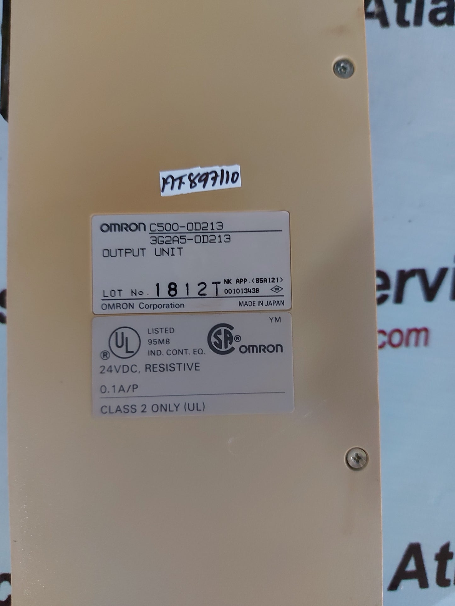 OMRON C500-OD213 3G2A5-OD213 OUTPUT UNIT
