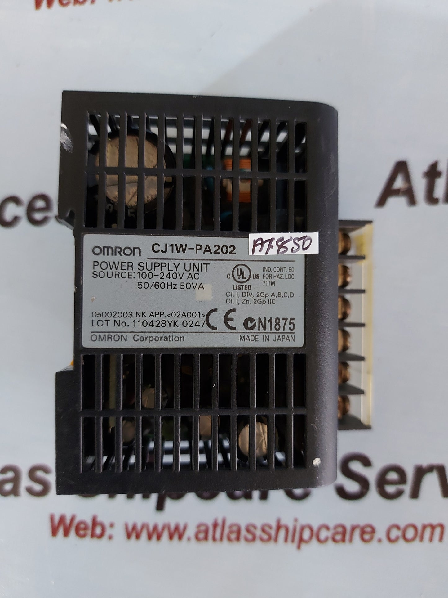 OMRON CJ1M-PA202 POWER SUPPLY UNIT