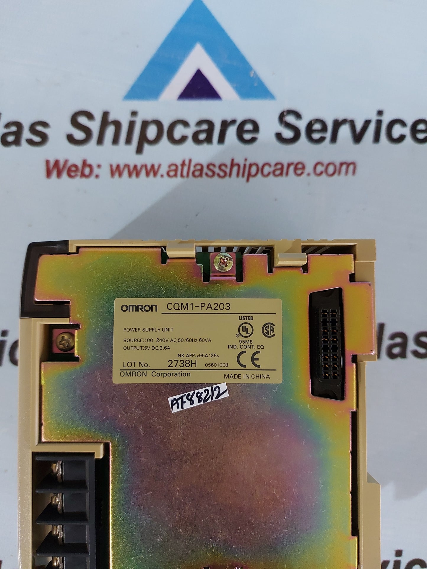 OMRON CQM1-PA203 POWER SUPPLY UNIT