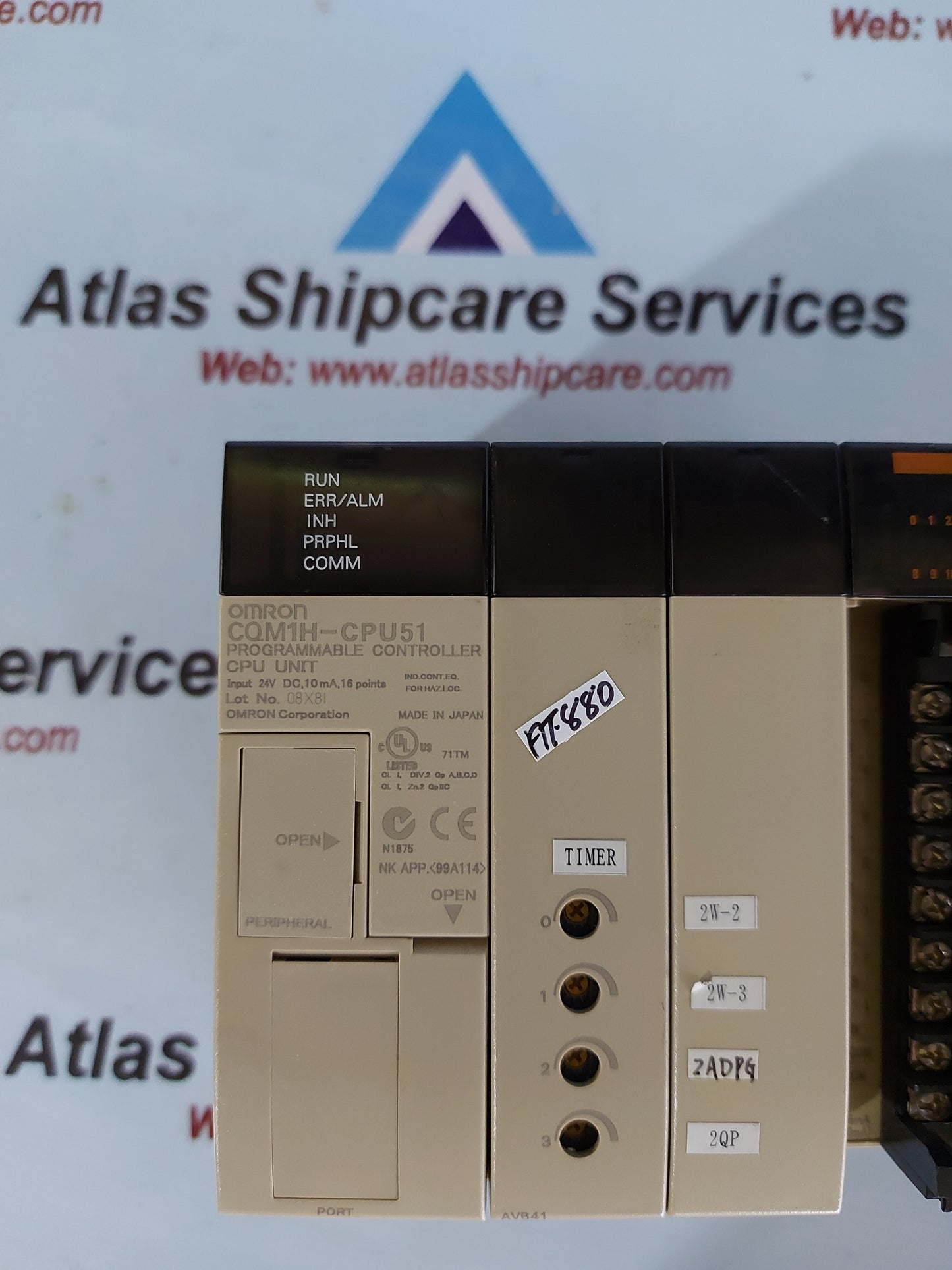 OMRON CQM1H-CPU51 PROGRAMMABLE CONTROLLER CPU UNIT