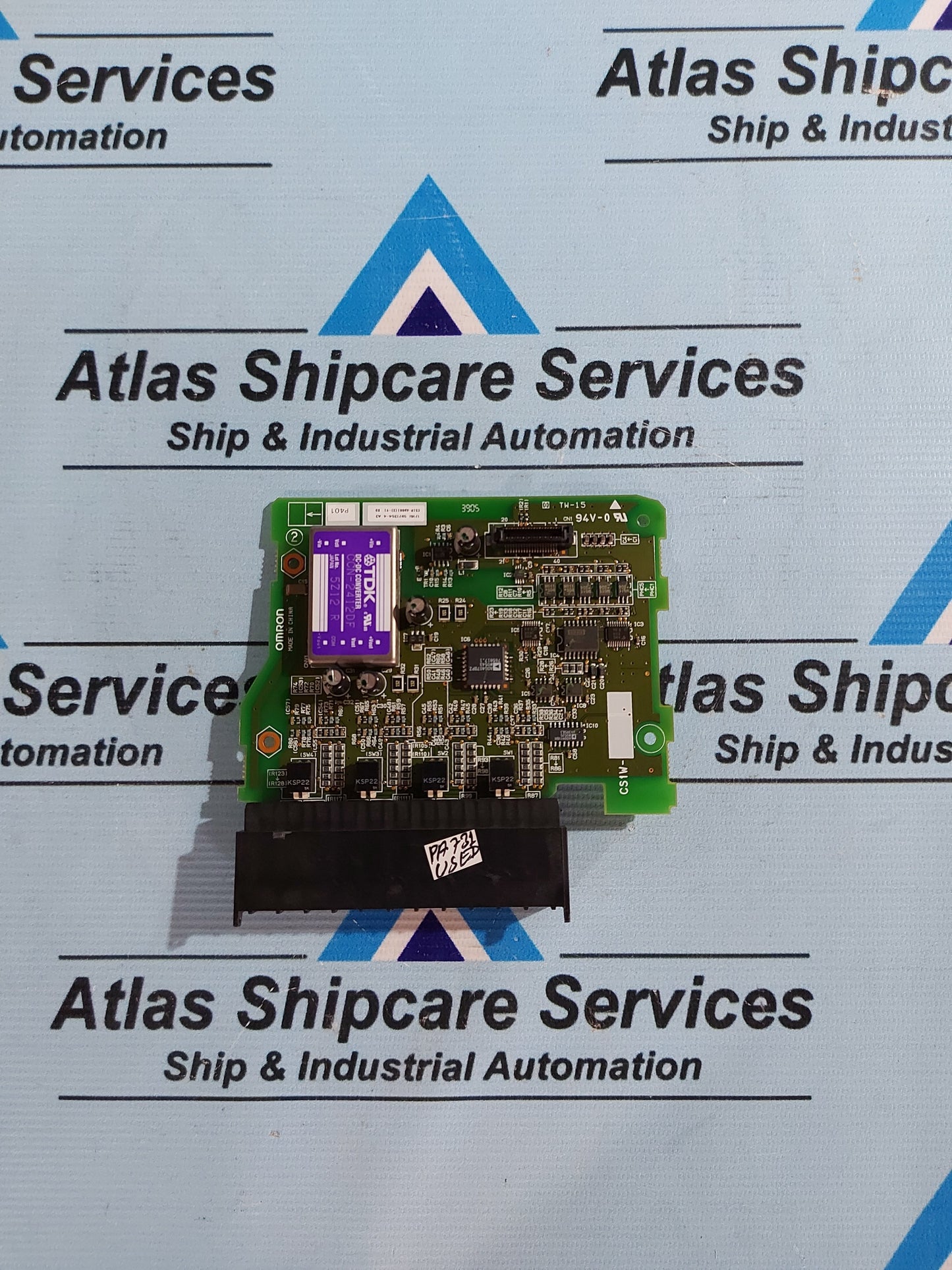 OMRON CS1W-AD081(2) PCB CIRCUIT BOARD