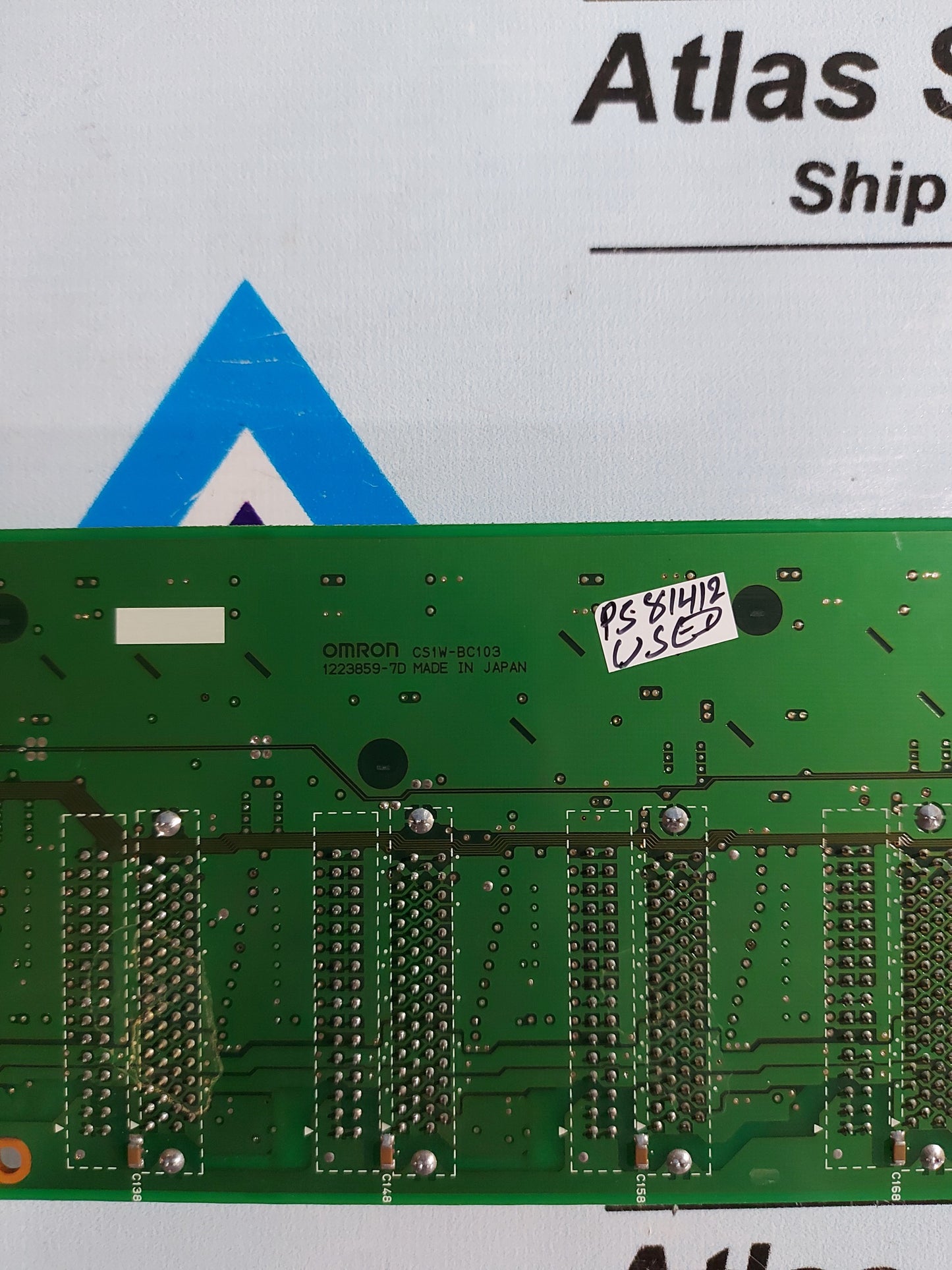 OMRON CS1W-BC103 1223859-7D BASE CIRCUIT BOARD