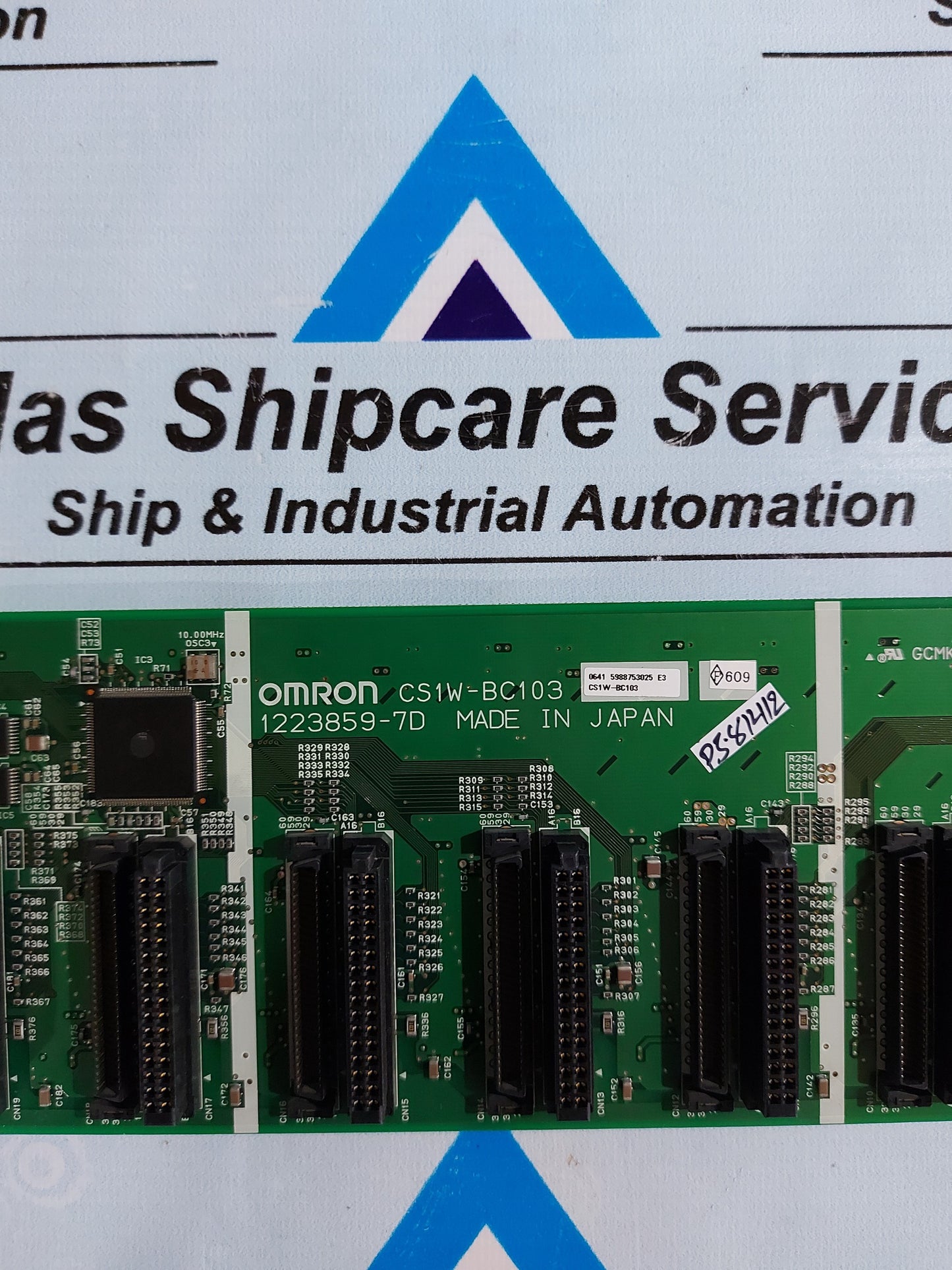 OMRON CS1W-BC103 1223859-7D BASE CIRCUIT BOARD
