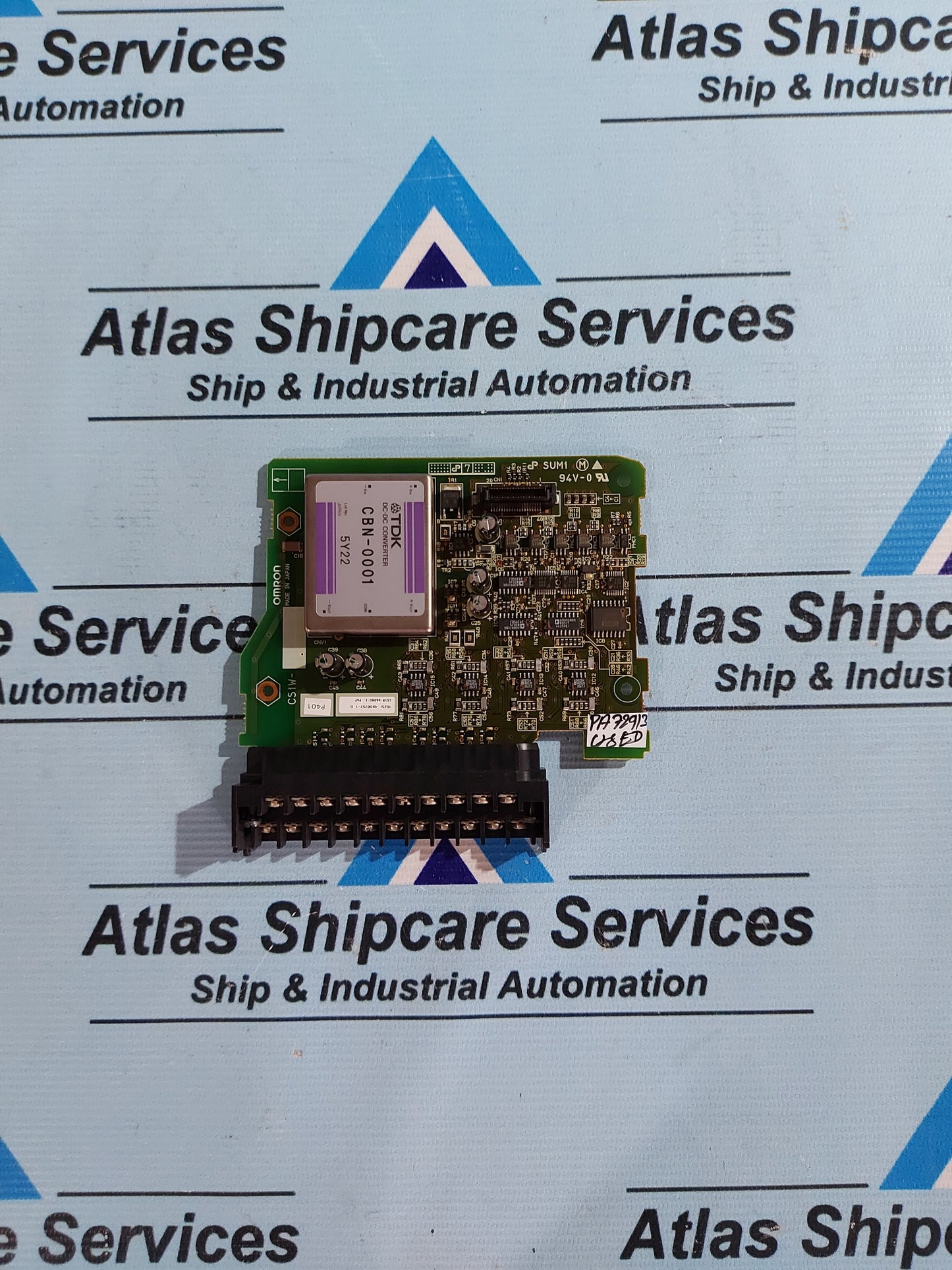 OMRON CS1W-DA08C(2) PCB CIRCUIT BOARD