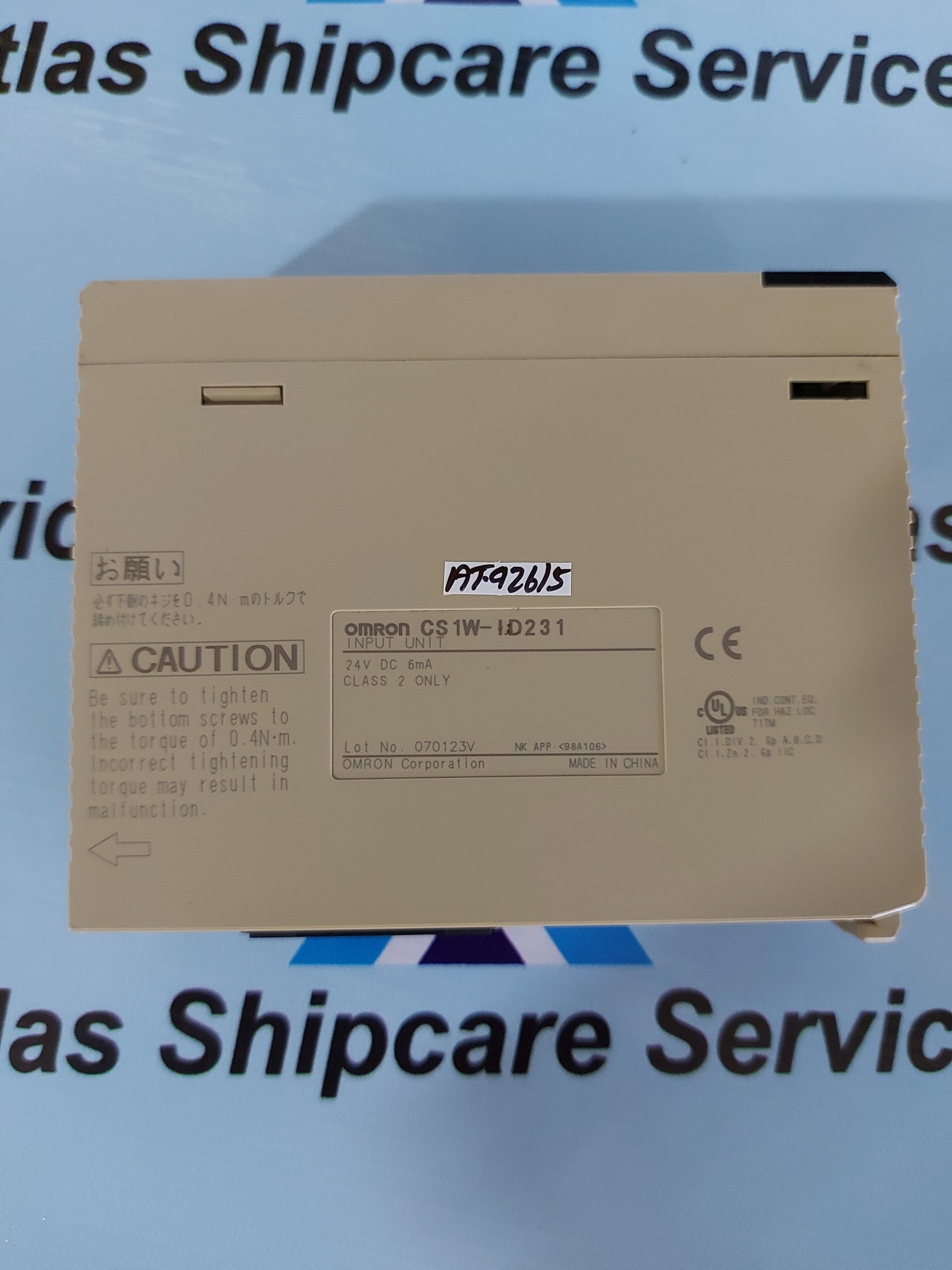 OMRON CS1W-ID231 INPUT UNIT