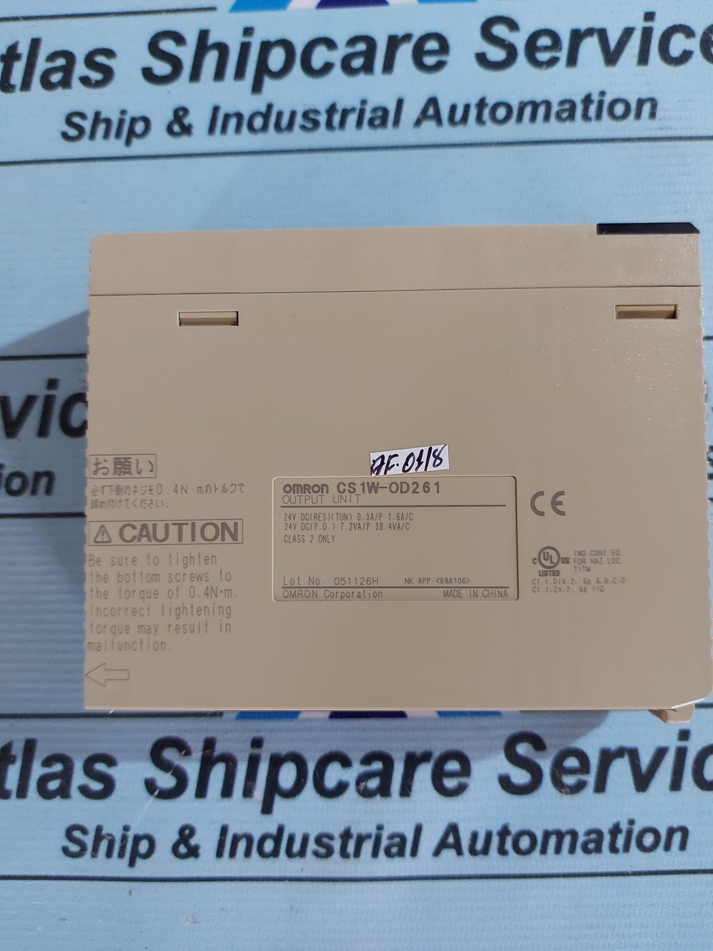 OMRON CS1W-OD261 OUTPUT UNIT AF01