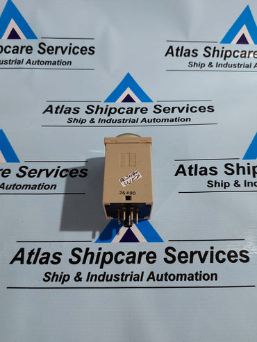 OMRON H3BA-8 0 - 1.0 Min ON DELAY TIMER