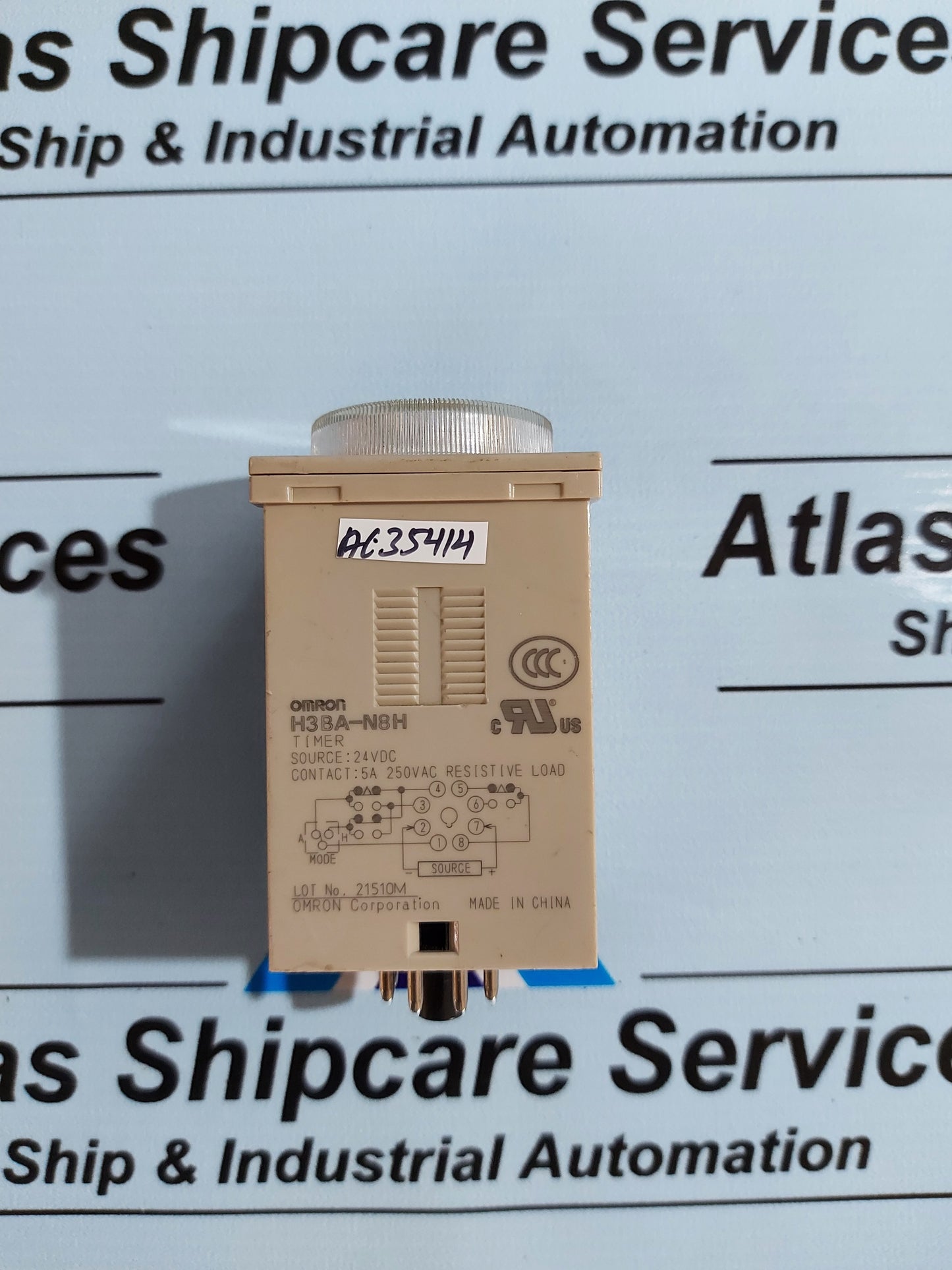 OMRON H3BA-N8H TIMER 0 TO 12 Sec