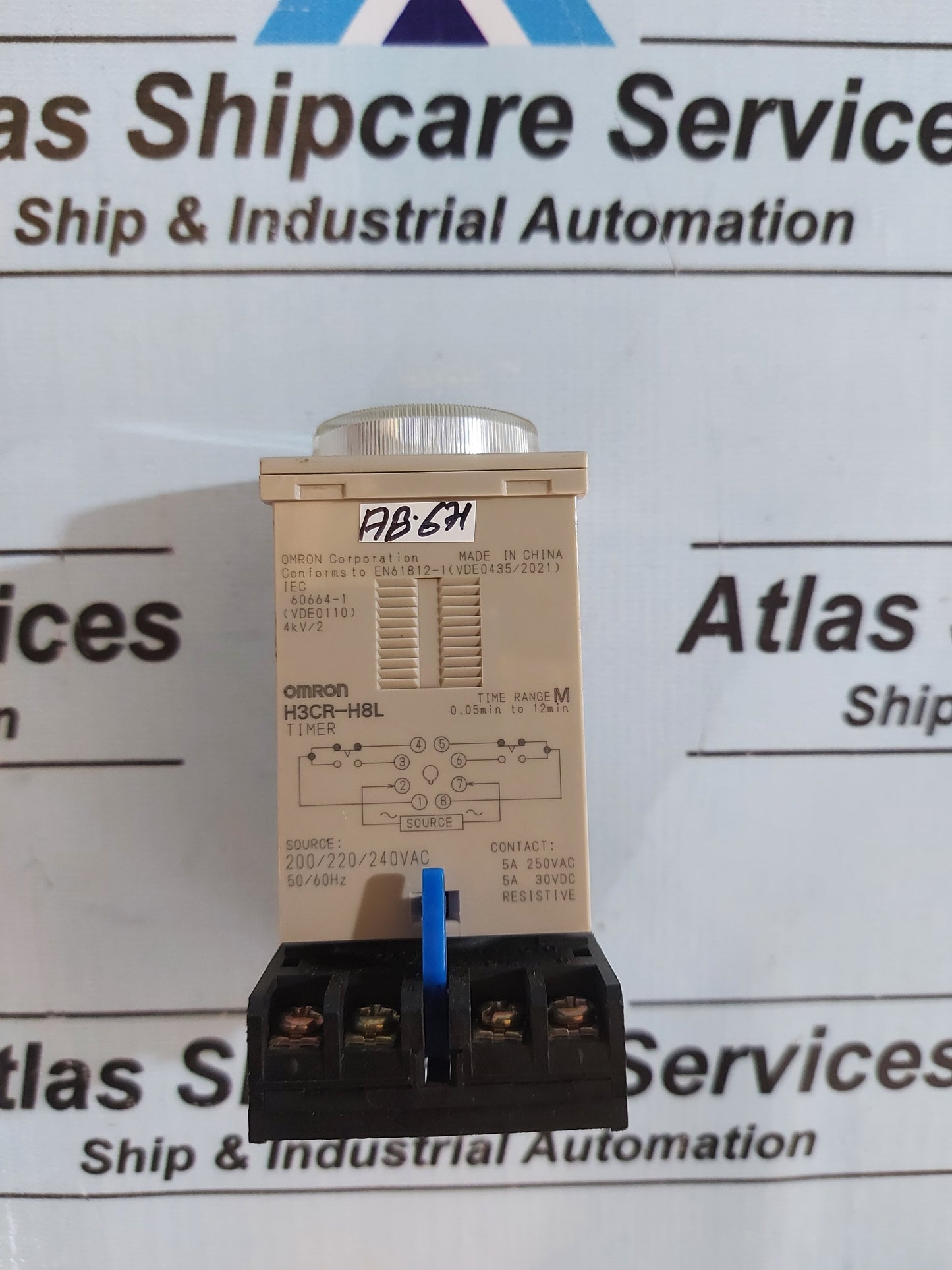 OMRON H3CR-H8L TIMER 0.05 M - 12 M