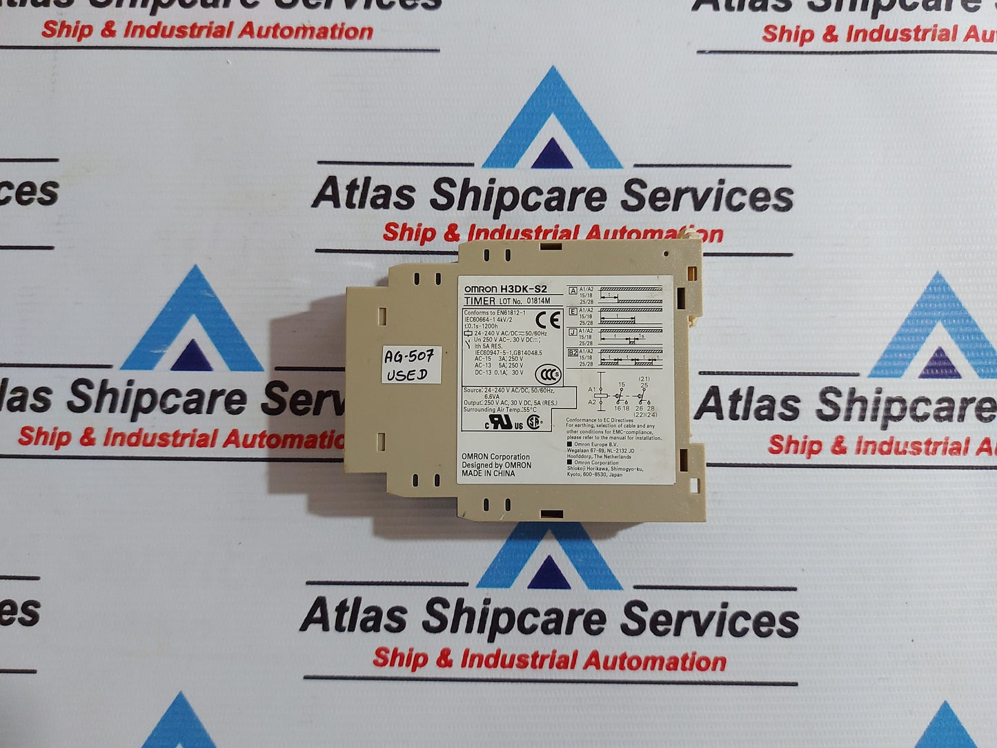 OMRON H3DK-S2 TIMER 0.1s-1200h AG507