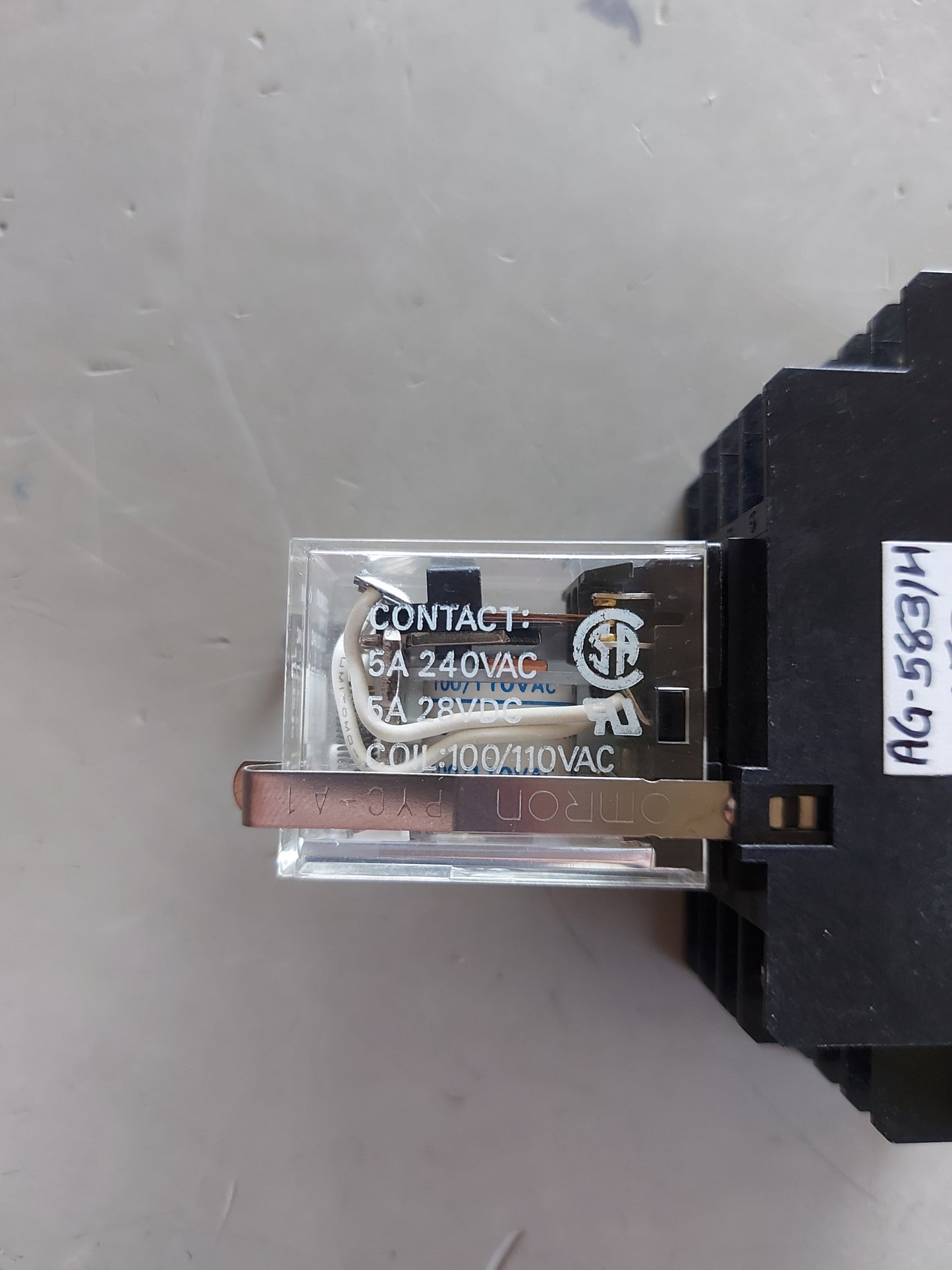 OMRON MY4N RELAY 100/110VAC AG583
