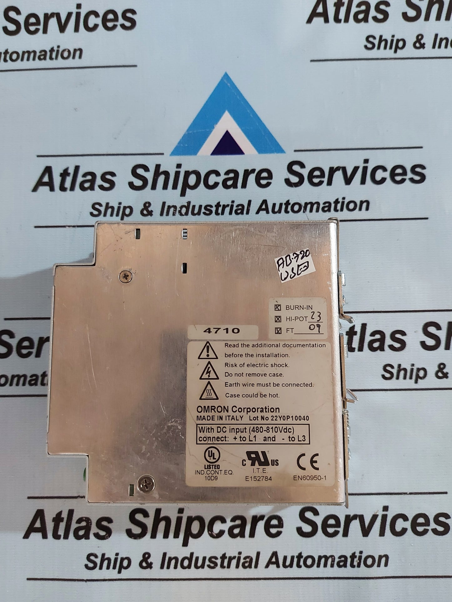 OMRON S8VT-F12024E POWER SUPPLY