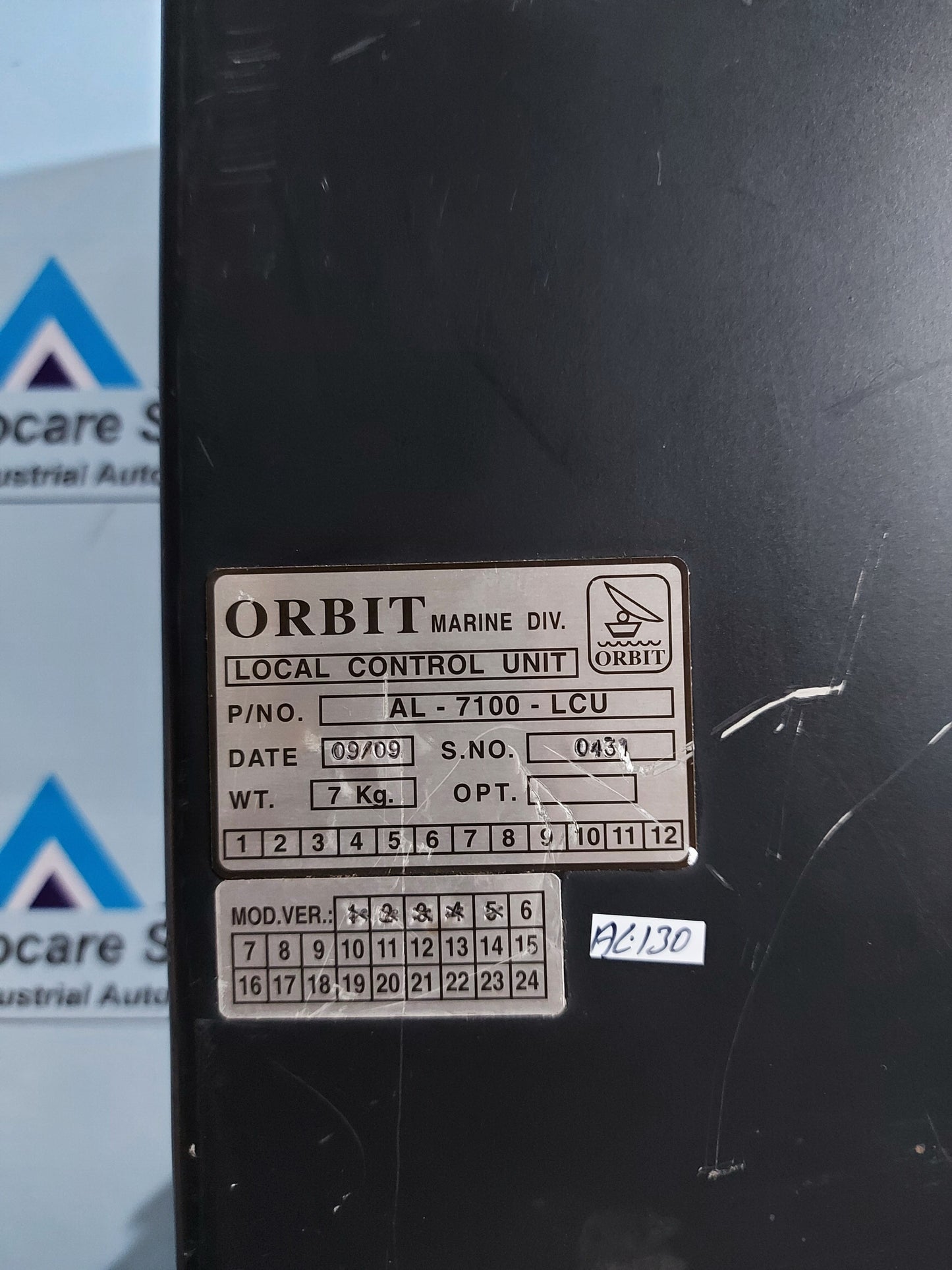 ORBIT MARINE AL-7100-LCU LOCAL CONTROL UNIT