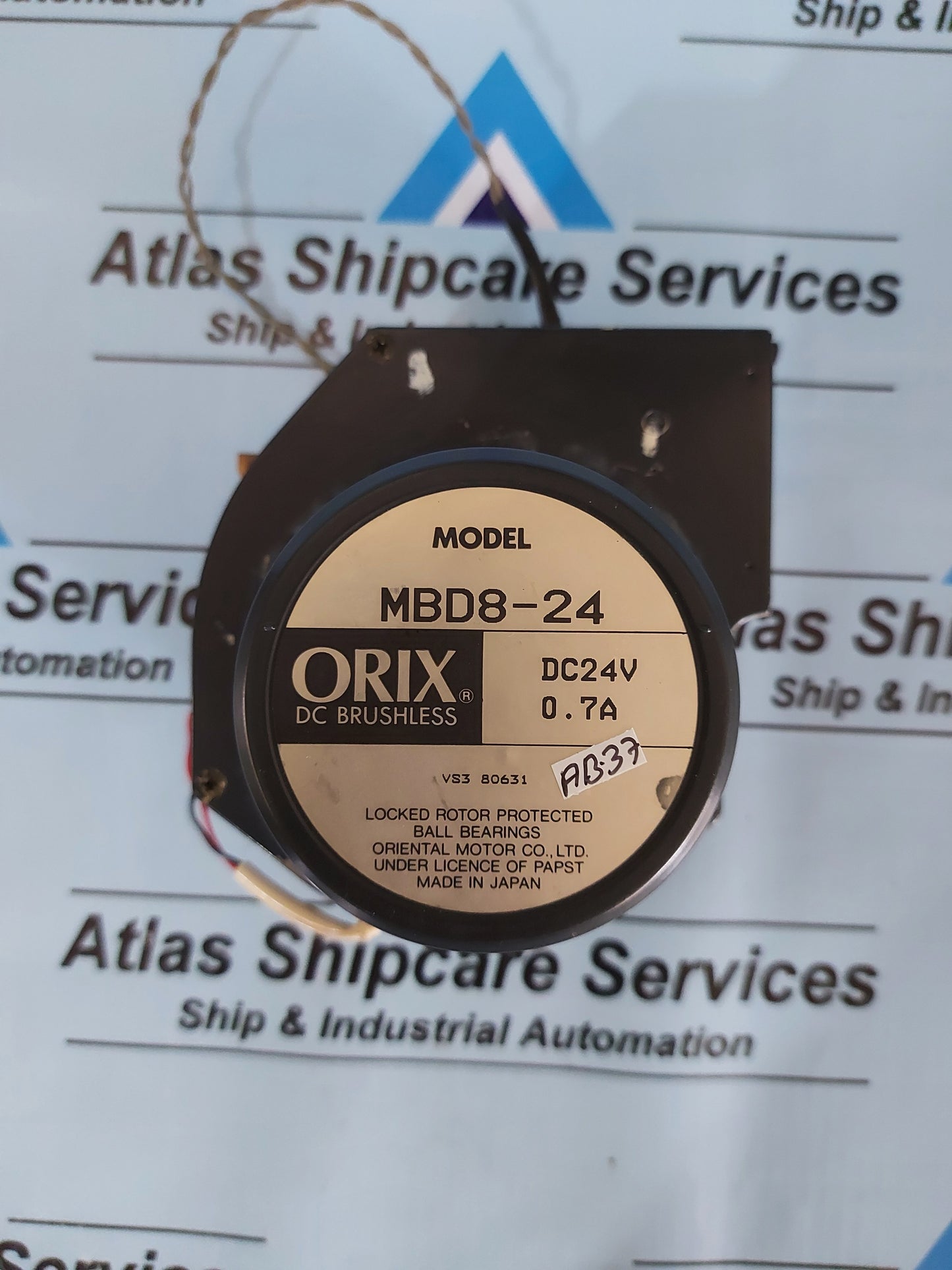 ORIENTAL MBD8-24 ORIX DC BRUSHLESS MOTOR