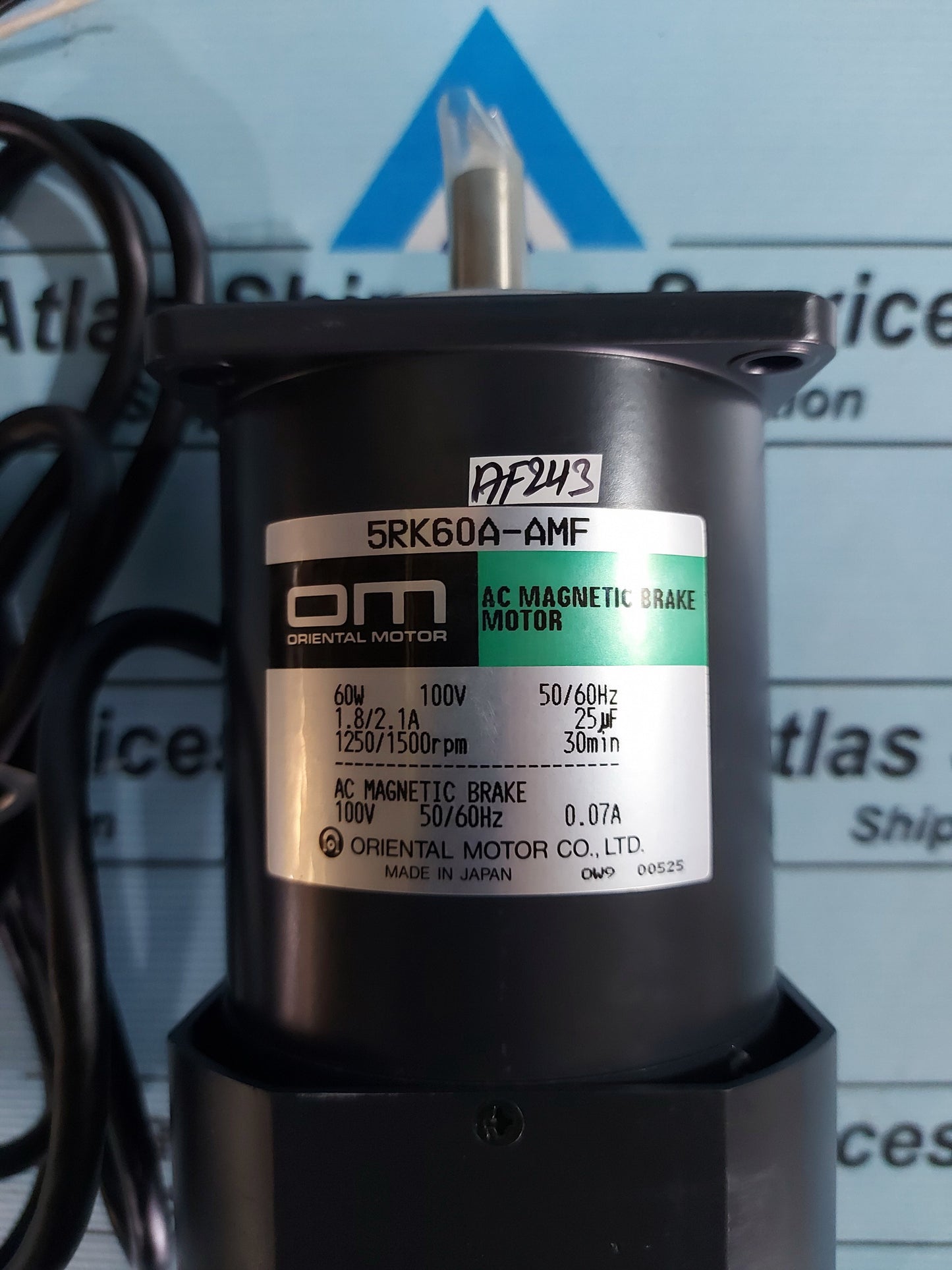 ORIENTAL MOTOR 5RK60A-AMF AC MAGNETIC BREAKE MOTOR