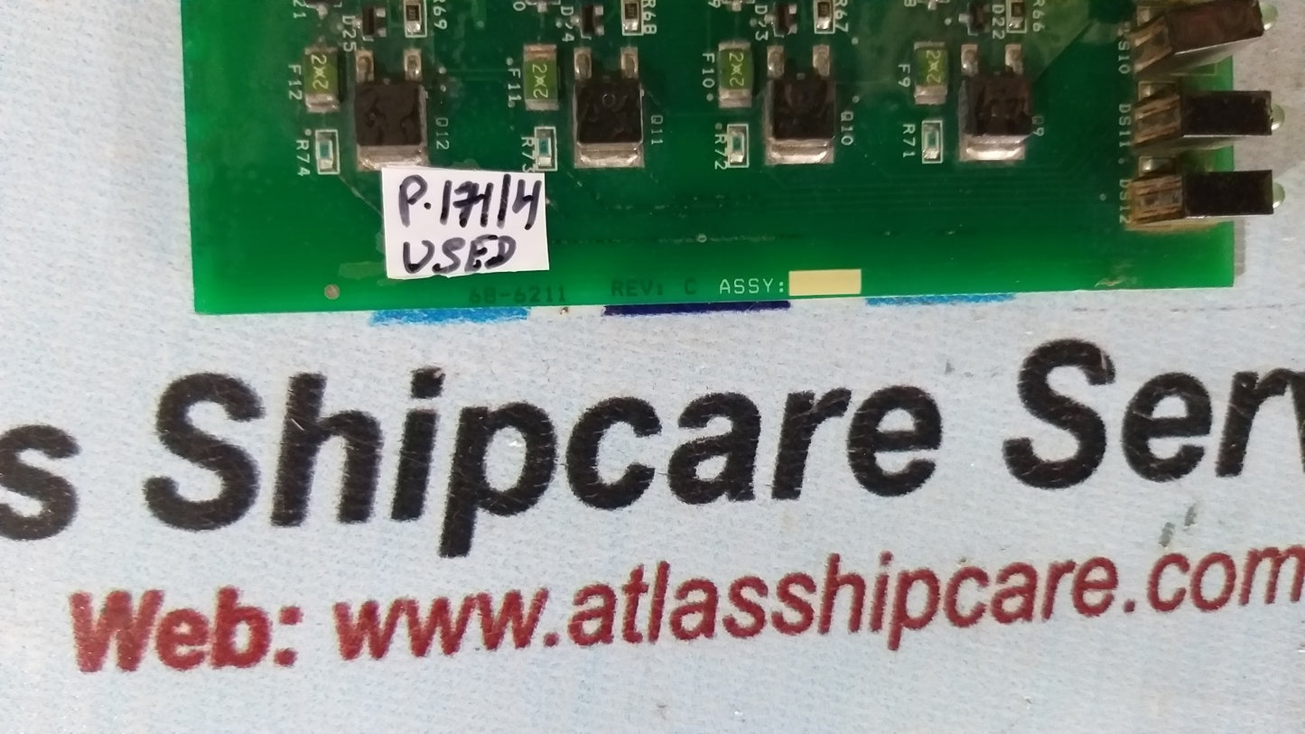 Omni Flow Computer 68-6211 Rev.C 12 Ch Digital I/O Module