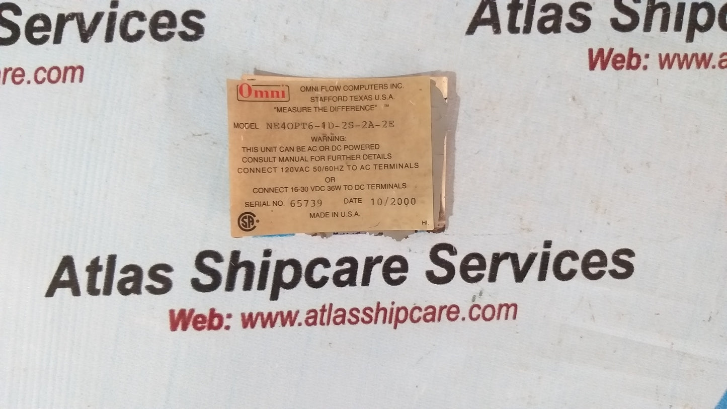 Omni Flow Computer 686008 E Module Rev.B Pcb Card