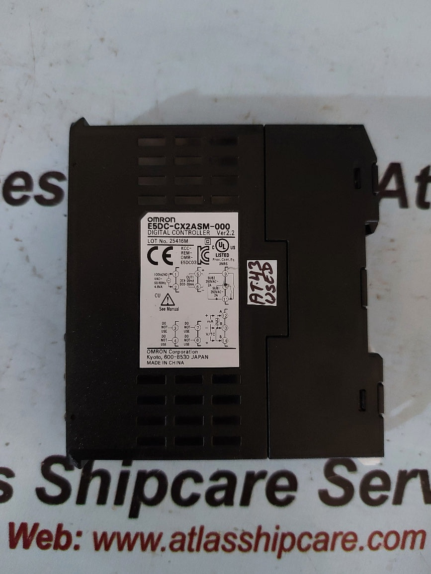 Omron E5DC-CX2ASM-000 Digital Controller Ver2.2