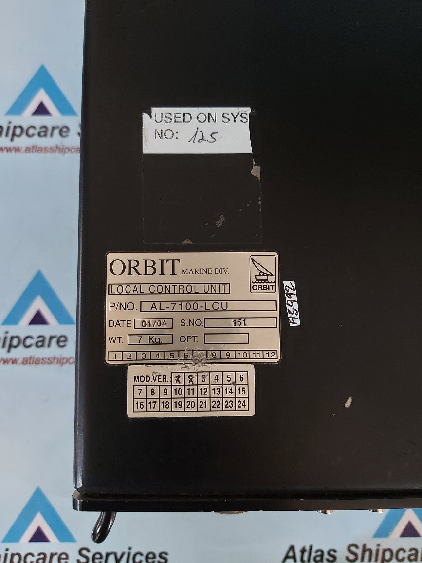 Orbit AL-7100-LCU Local Control Unit