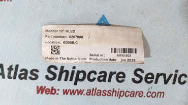 Orlaco 0207900 Monitor 12" RLED Display