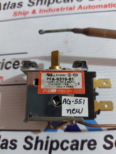 PACIFIC CONTROLS PFA-631S-01 THERMOSTAT AG551