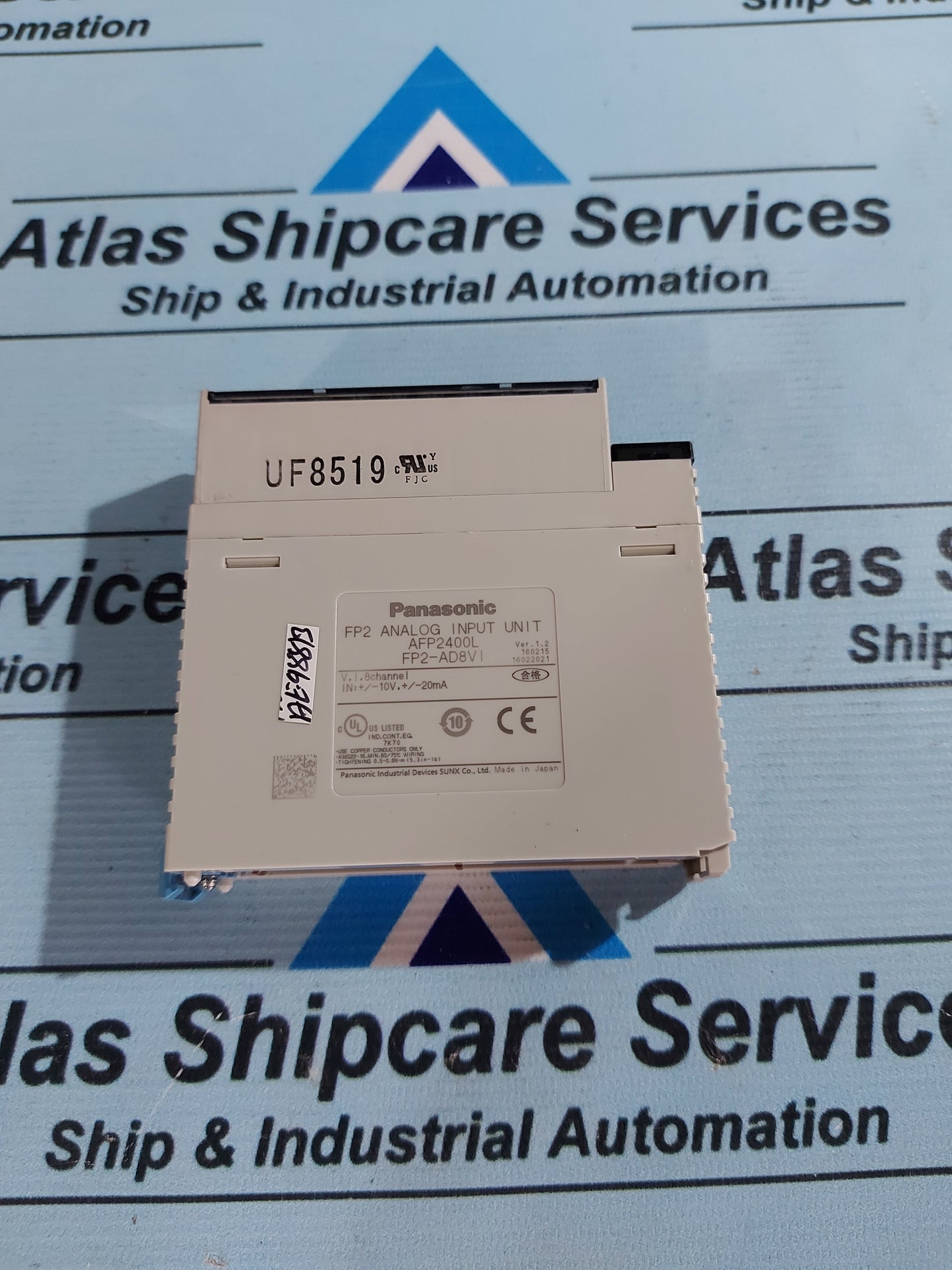 PANASONIC FP2 ANALOG INPUT UNIT AFP2400L FP2-AD8VI