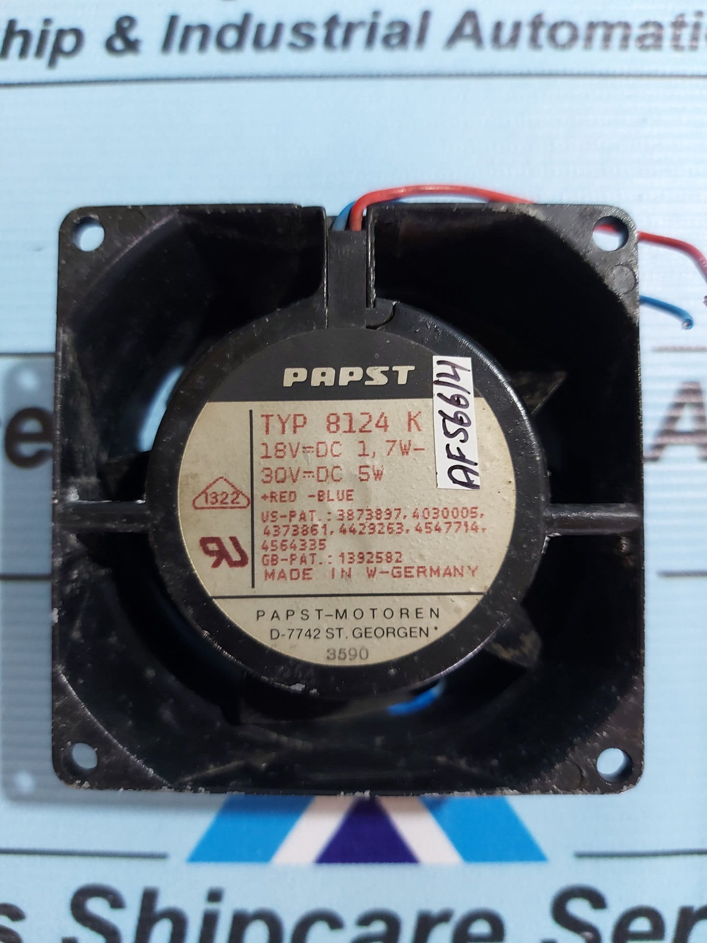 PAPST-MOTOREN 8124 K AXIL FAN