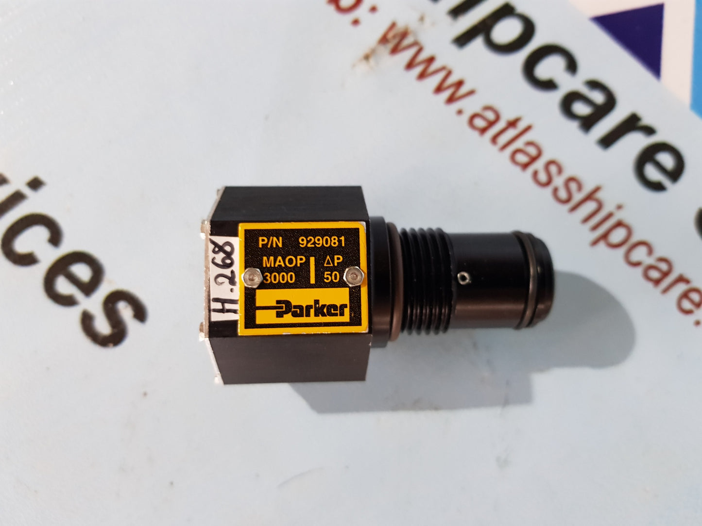 PARKER 929081 OIL FILTER BYPASS INDICATER GAUGE H268