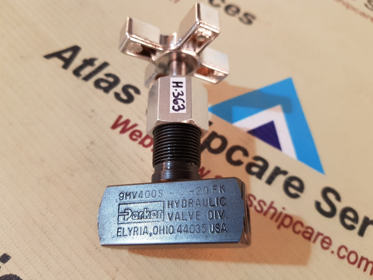 PARKER 9MV400S HYDRAULIC FLOW CONTROL VALVE H363