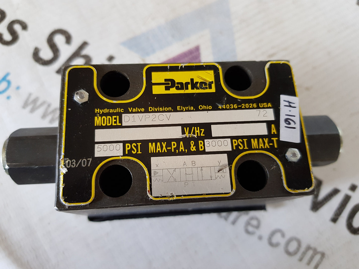 PARKER D1VP2CV HYDRAULIC VALVE H161