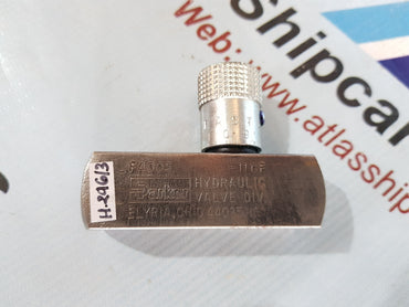 PARKER F400S 11CF HYDRAULIC NEEDEL VALVE H296