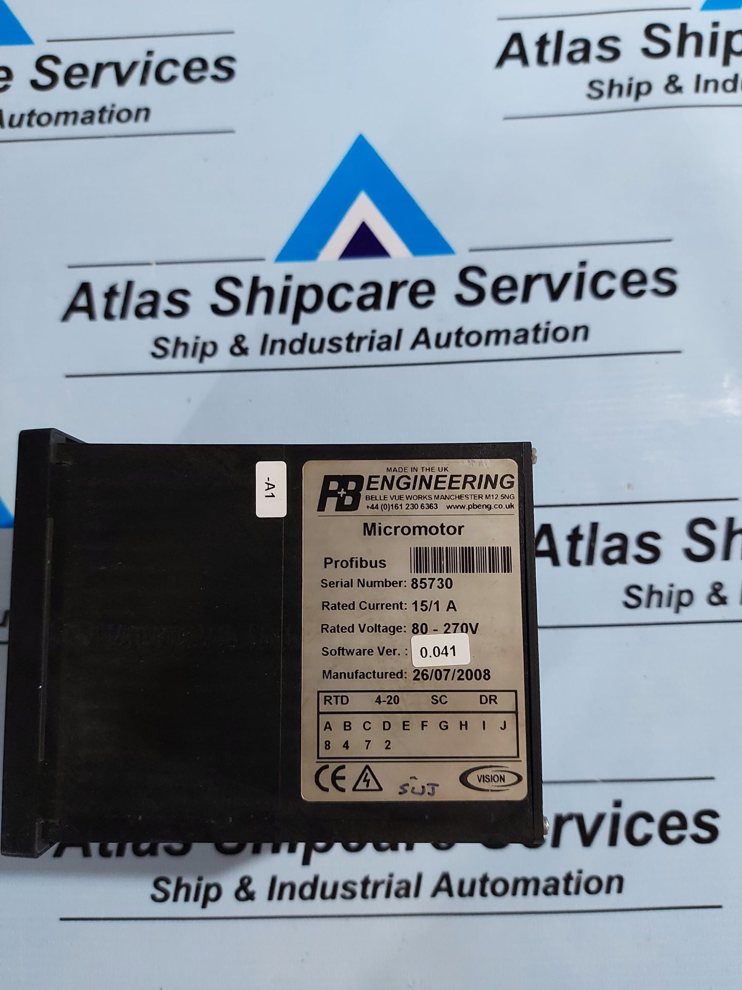 P&B ENGINEERING VISION MICROMOTOR RELAY