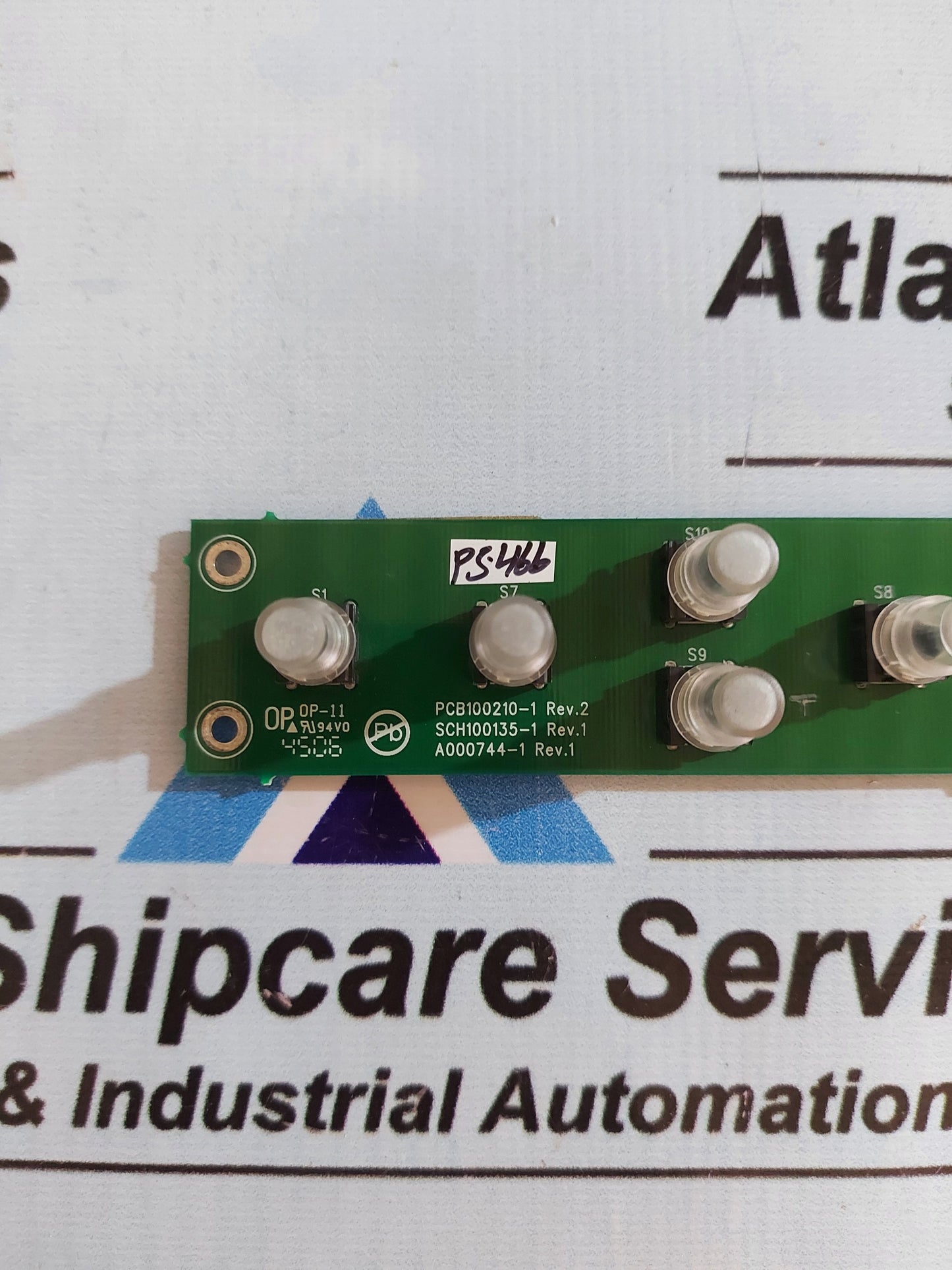 PCB100210-1 REV.2 SCH100135-1 REV.1 PCB CARD