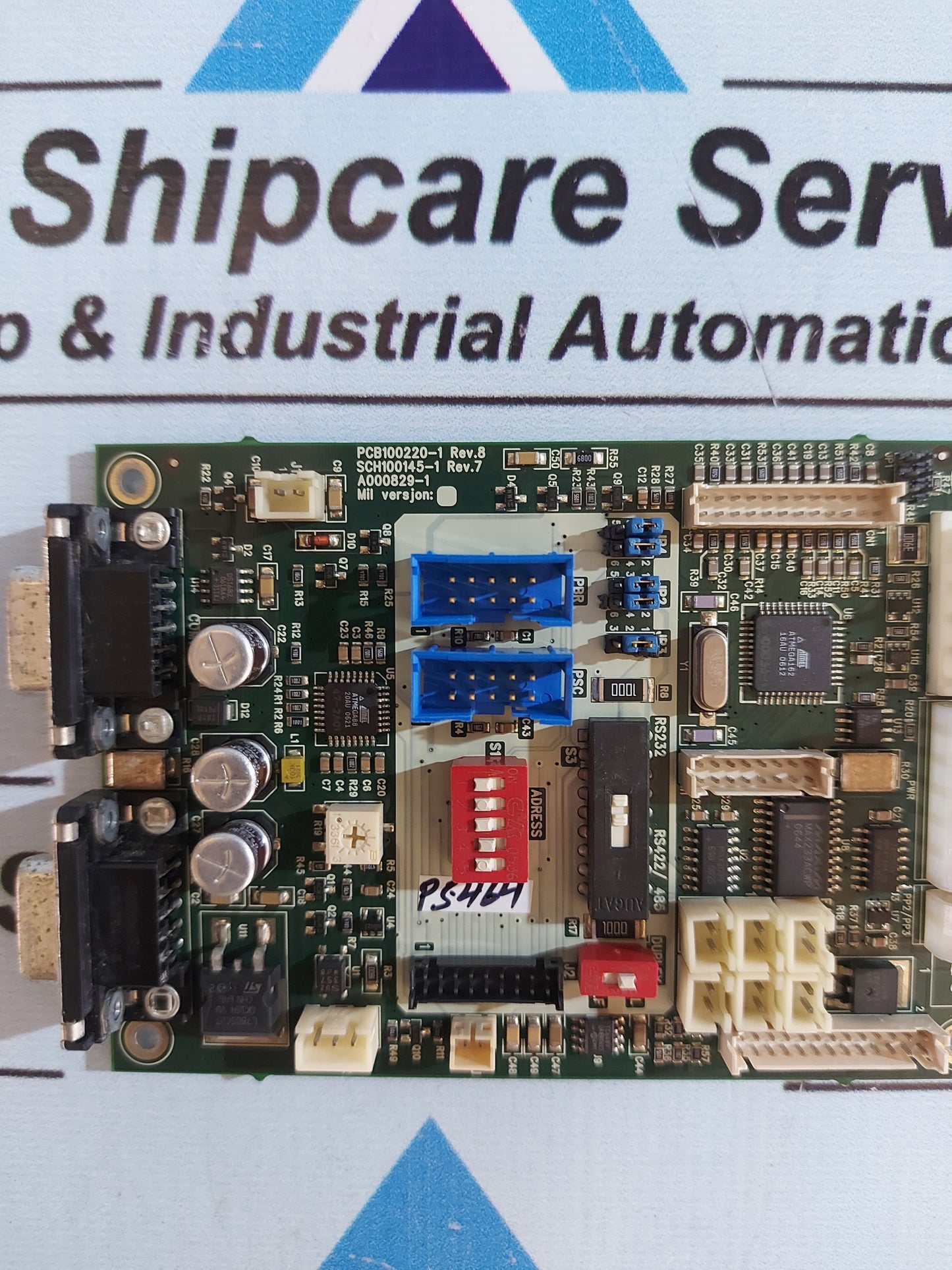 PCB100220-1 REV.8 SCH100145-1 REV.7 A000829-1 INDUSTRIAL DRIVE PLATE