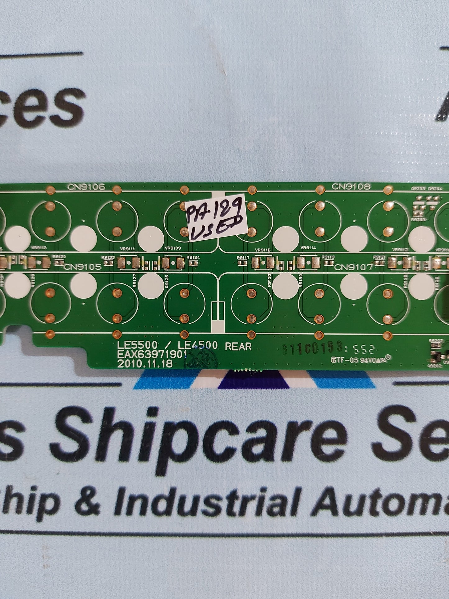 PELCO DVR DX4800 REAR BNC PANEL 16 CHANNEL EAX63971901 LE5500/LE4500 REAR