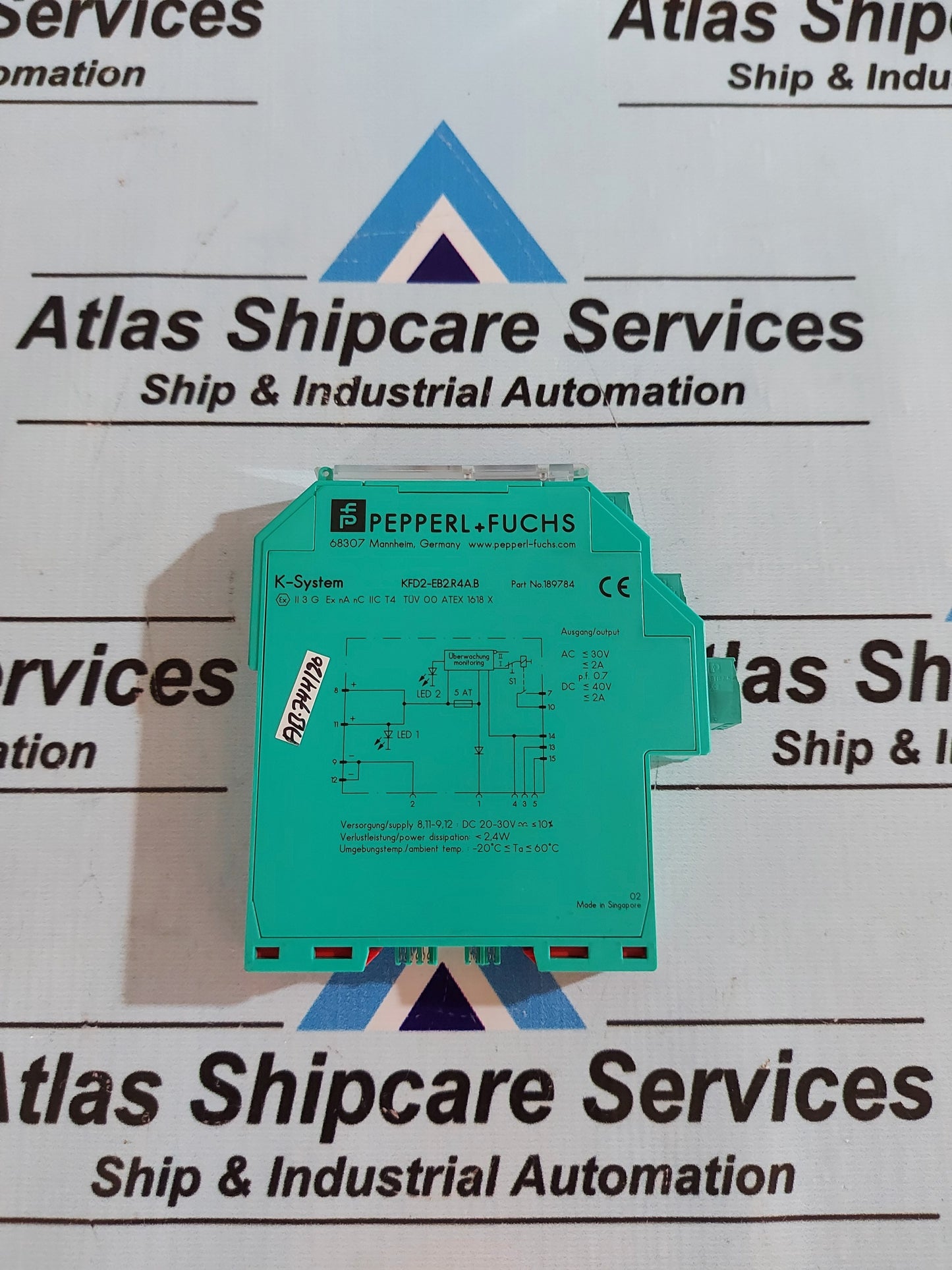 PEPPERL + FUCHS KFD2-EB2.R4A.B REDUNDANT POWER FEED MODULE